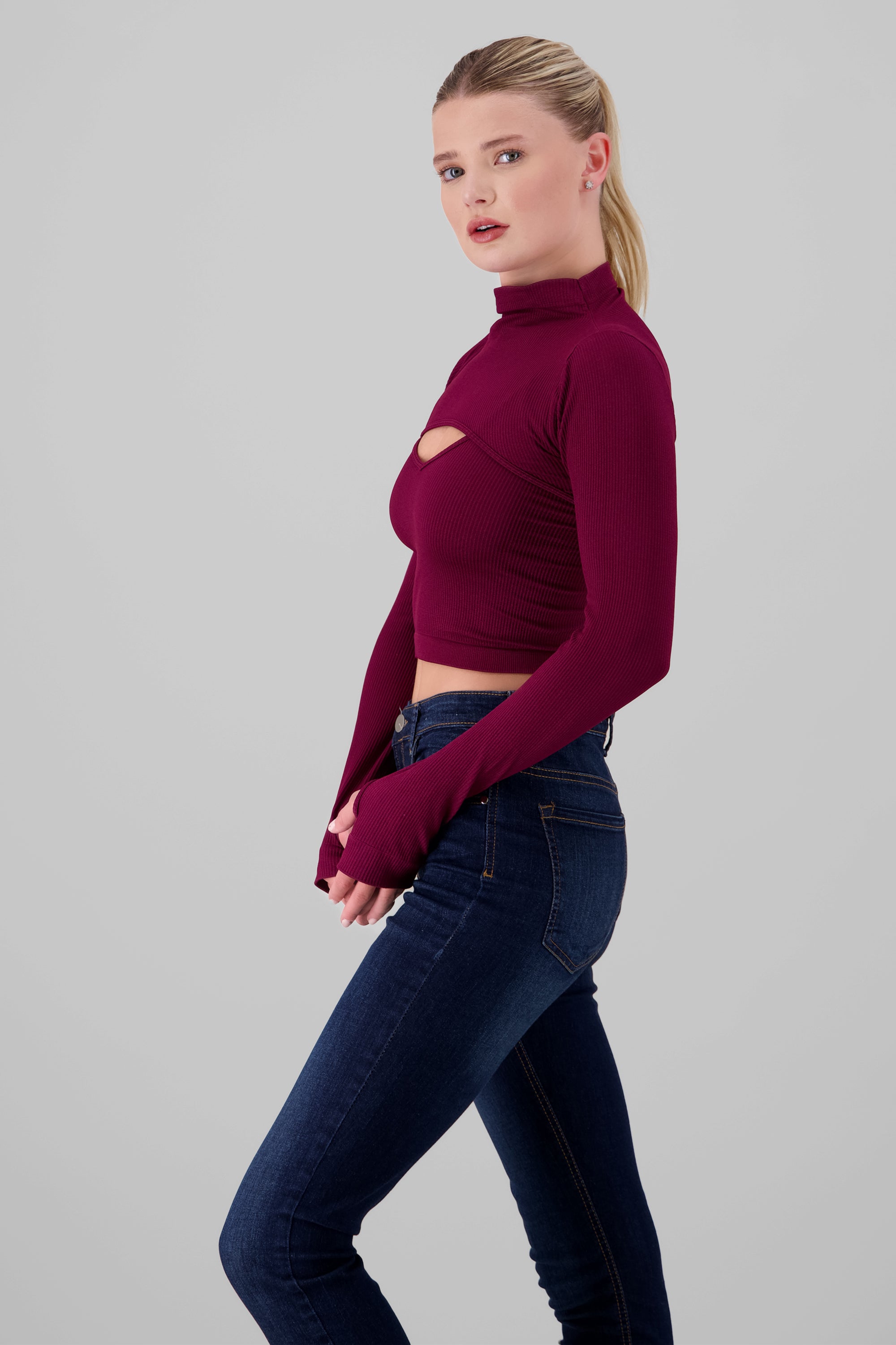 Top Seamless Irregular CIRUELA