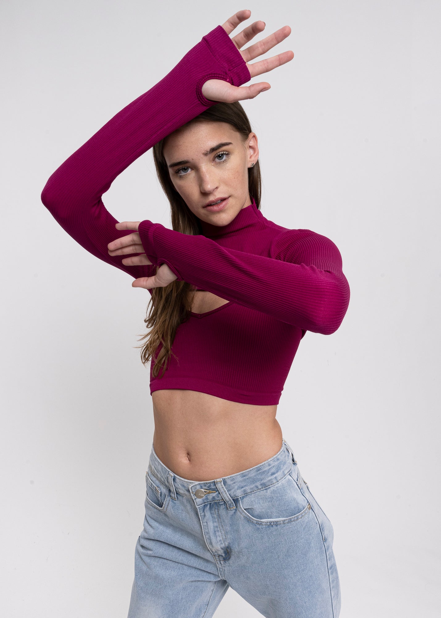 Top Seamless Irregular BUGAMBILIA