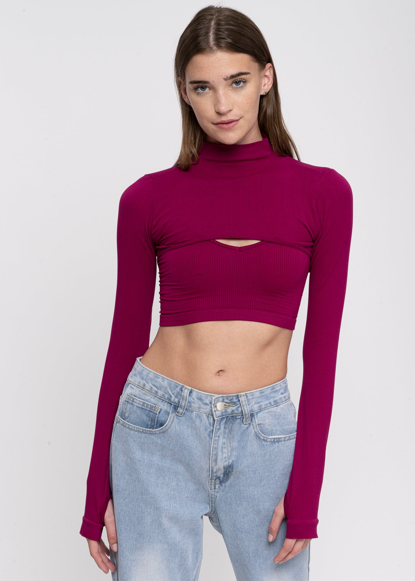 Top Seamless Irregular BUGAMBILIA