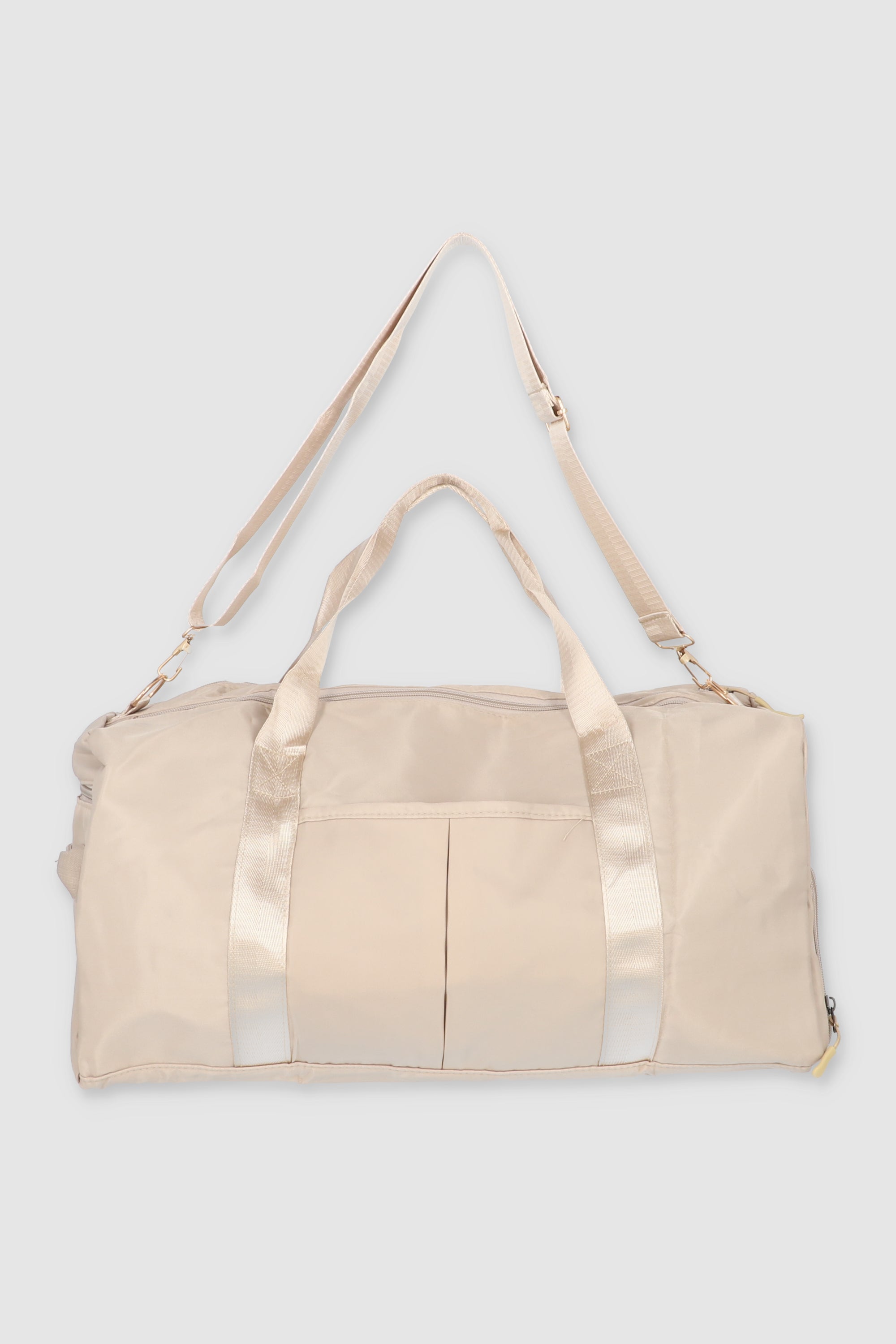 Maleta deportiva lisa BEIGE