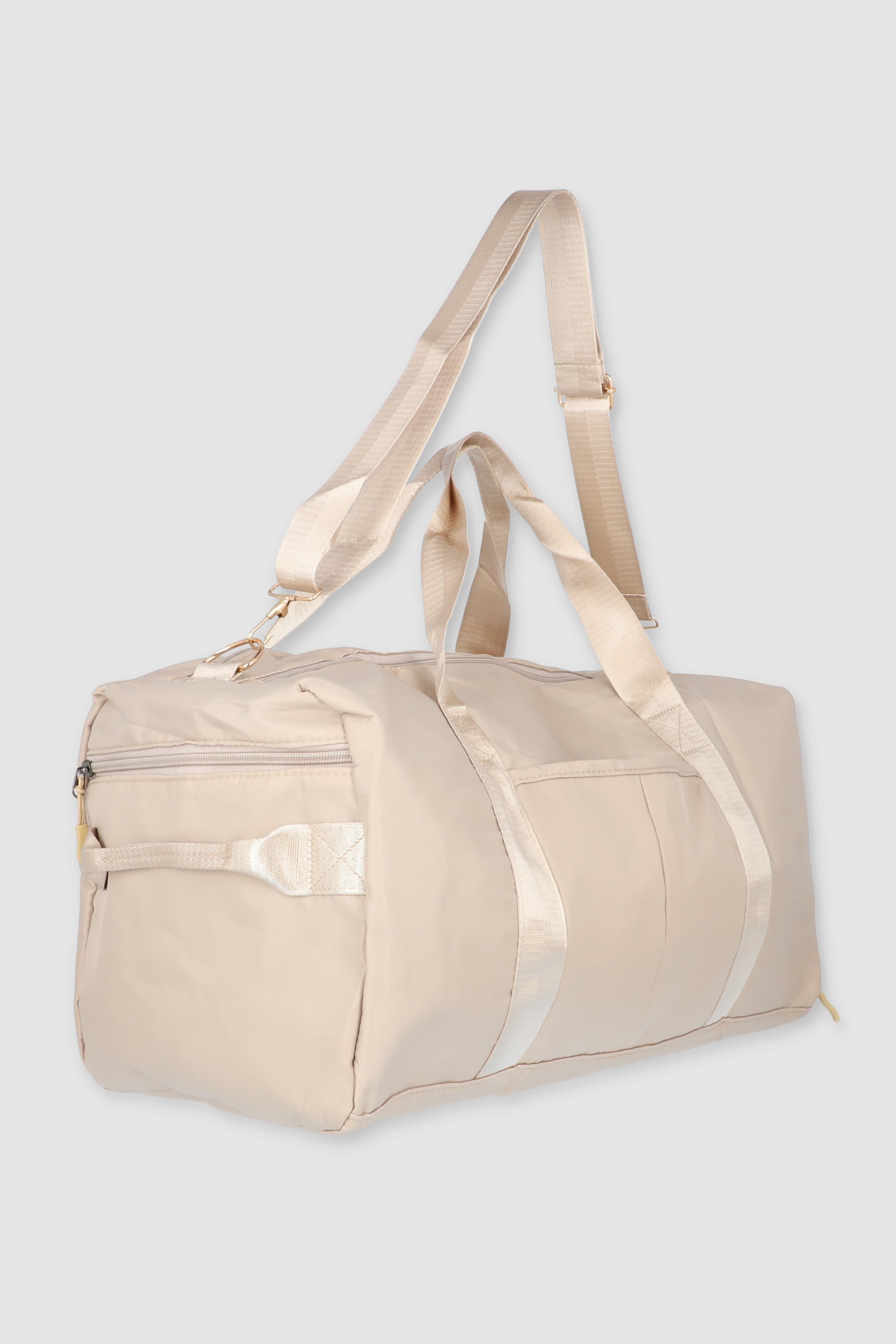 Maleta deportiva lisa BEIGE