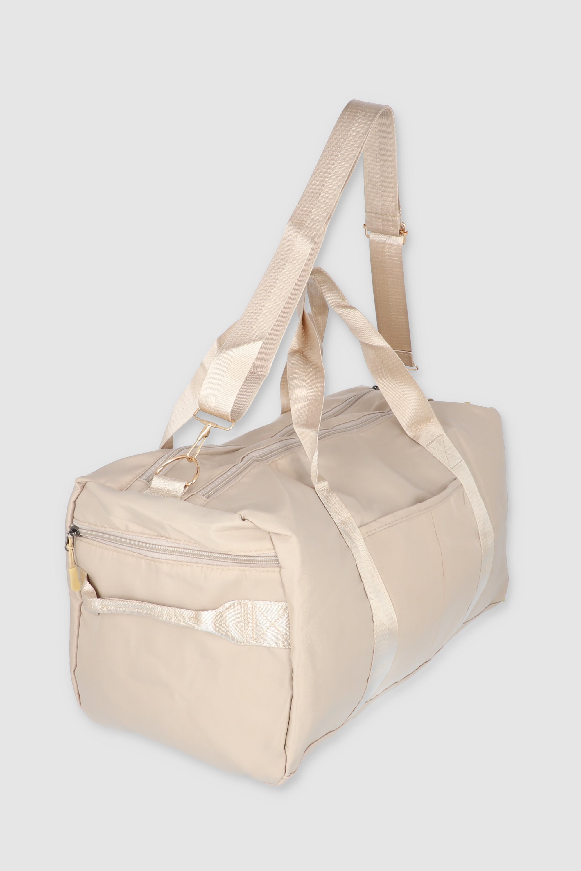 Maleta deportiva lisa BEIGE