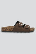 Sandalias 2 Hebillas Efecto Corcho