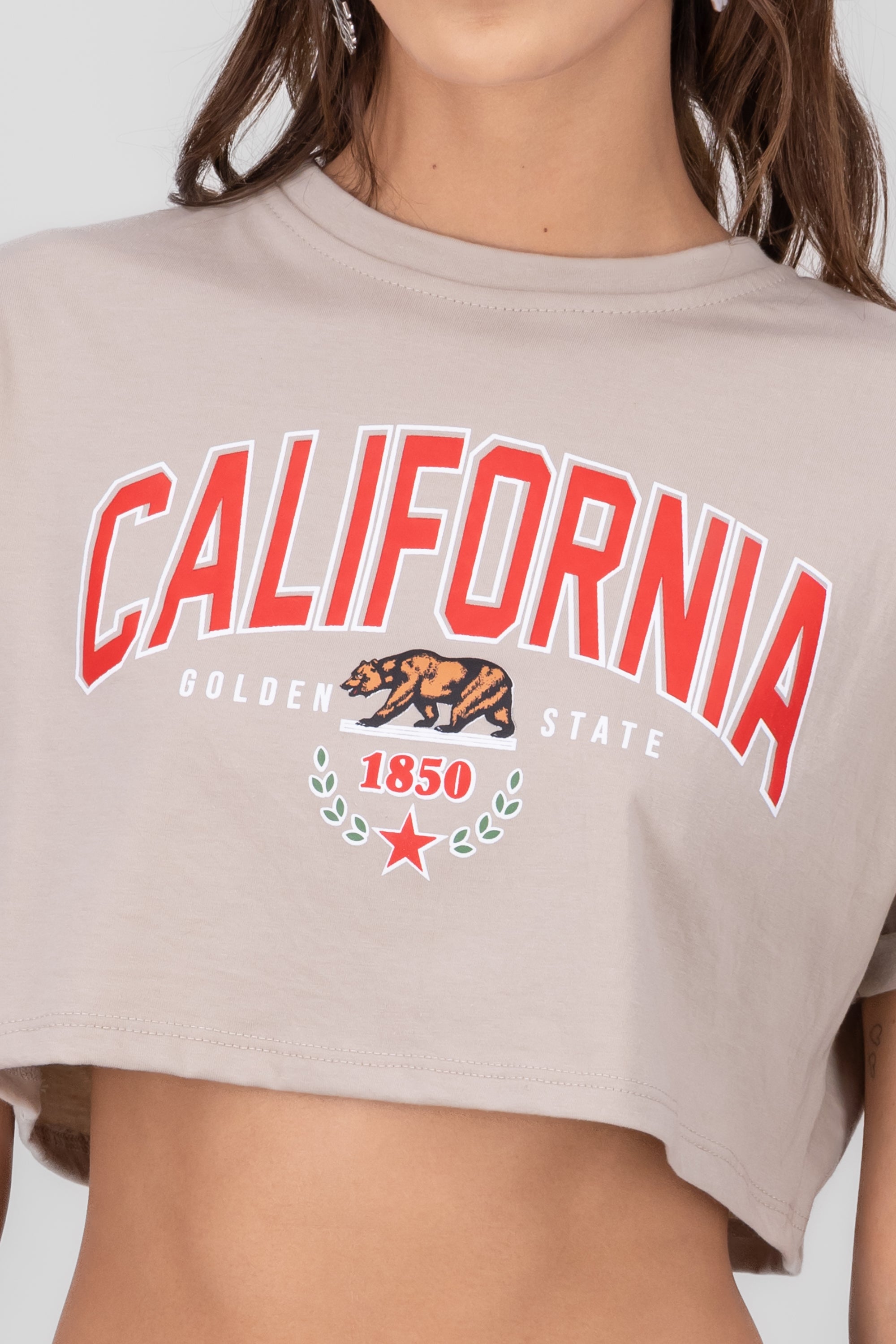 Playera Crop California ARENA