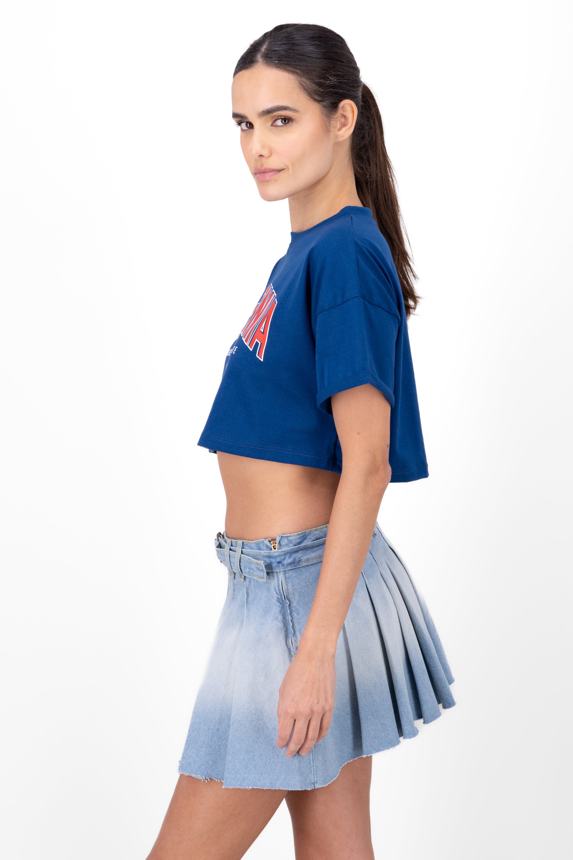 Playera Crop California PETROLEO