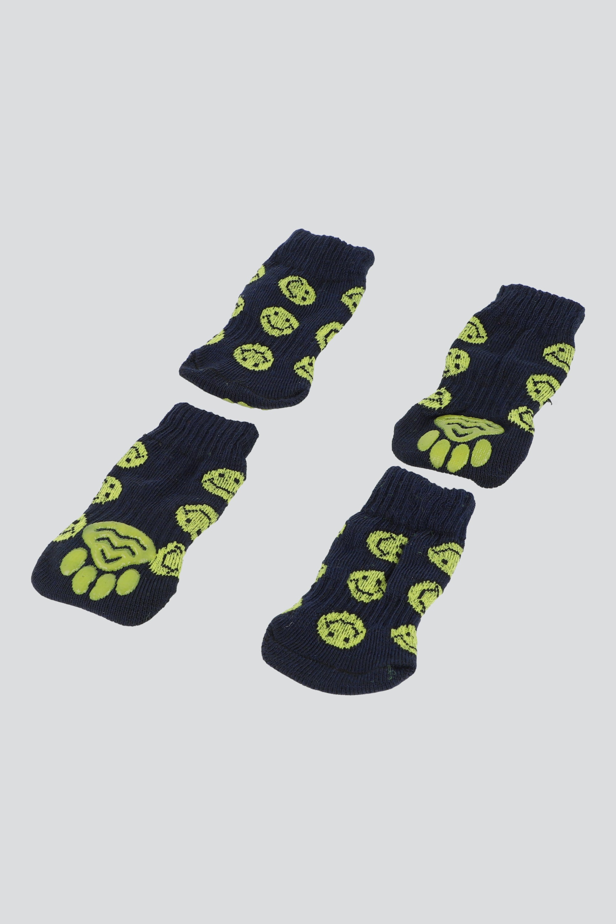 Set 2 pares calcetines mascota caritas felices
