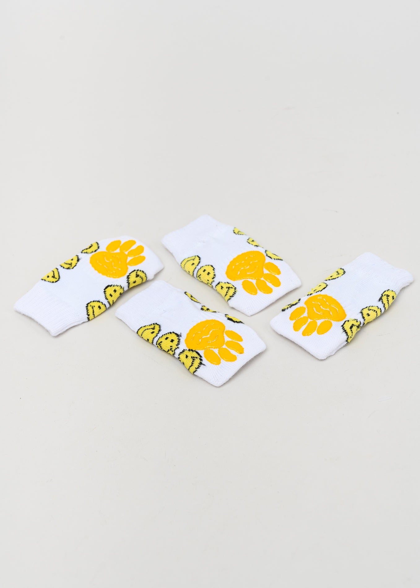 Set 2 pares calcetines mascota caritas felices