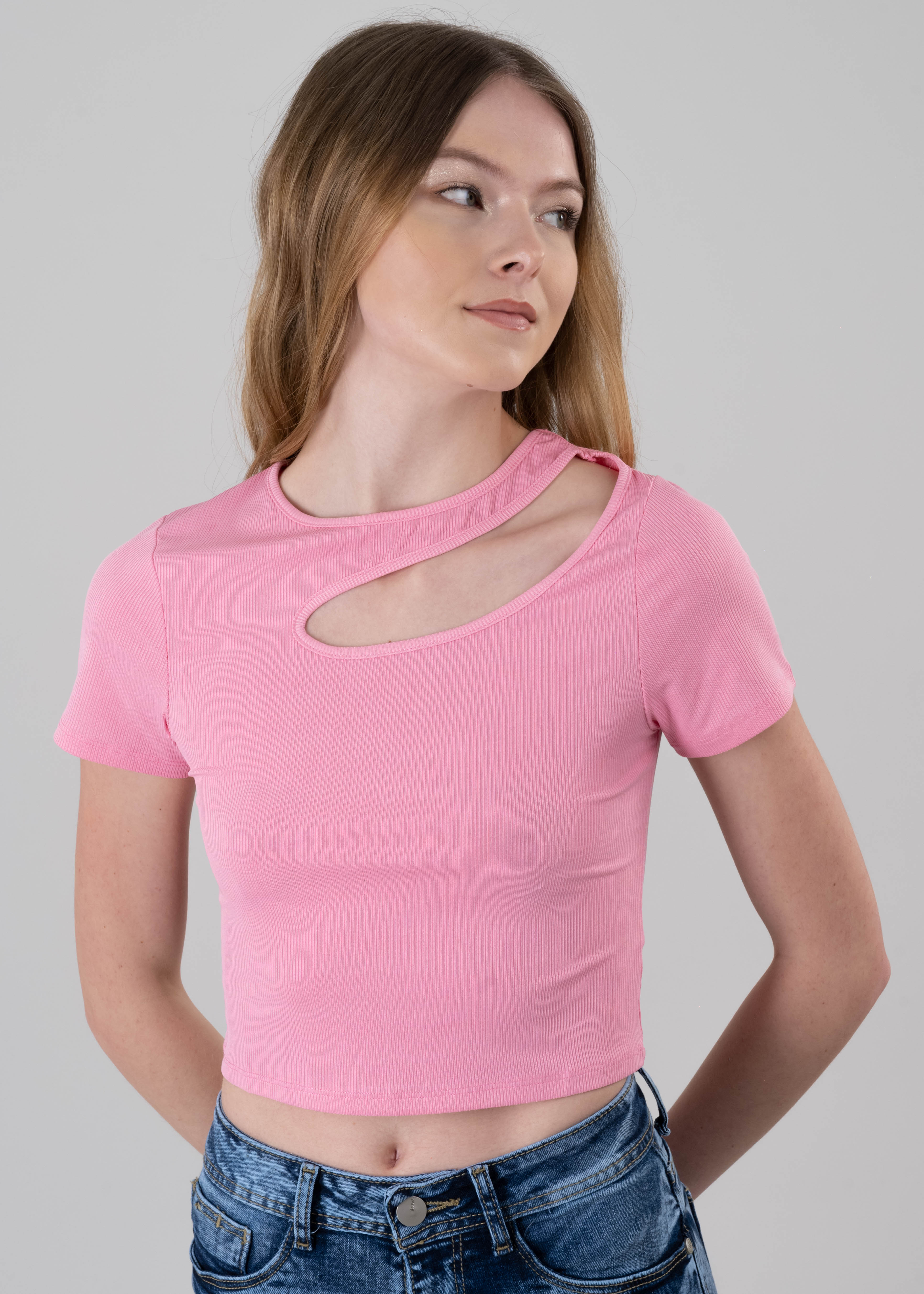Top escote asimétrico FIUSHA