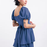 Vestido con olanes