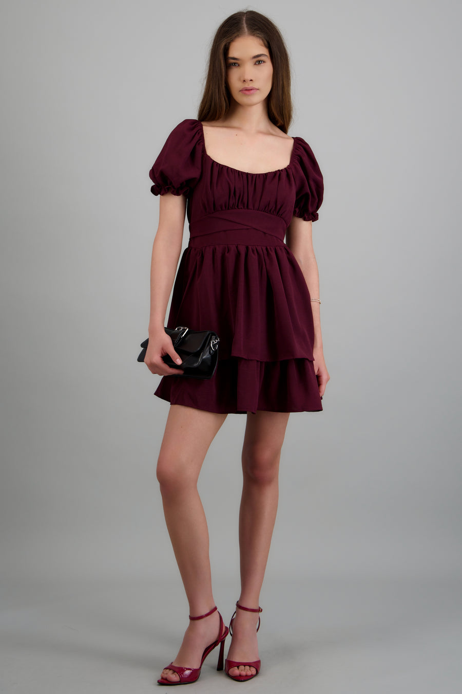 Vestido con olanes
