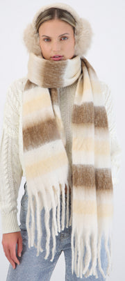 Bufanda oversize cuadros
