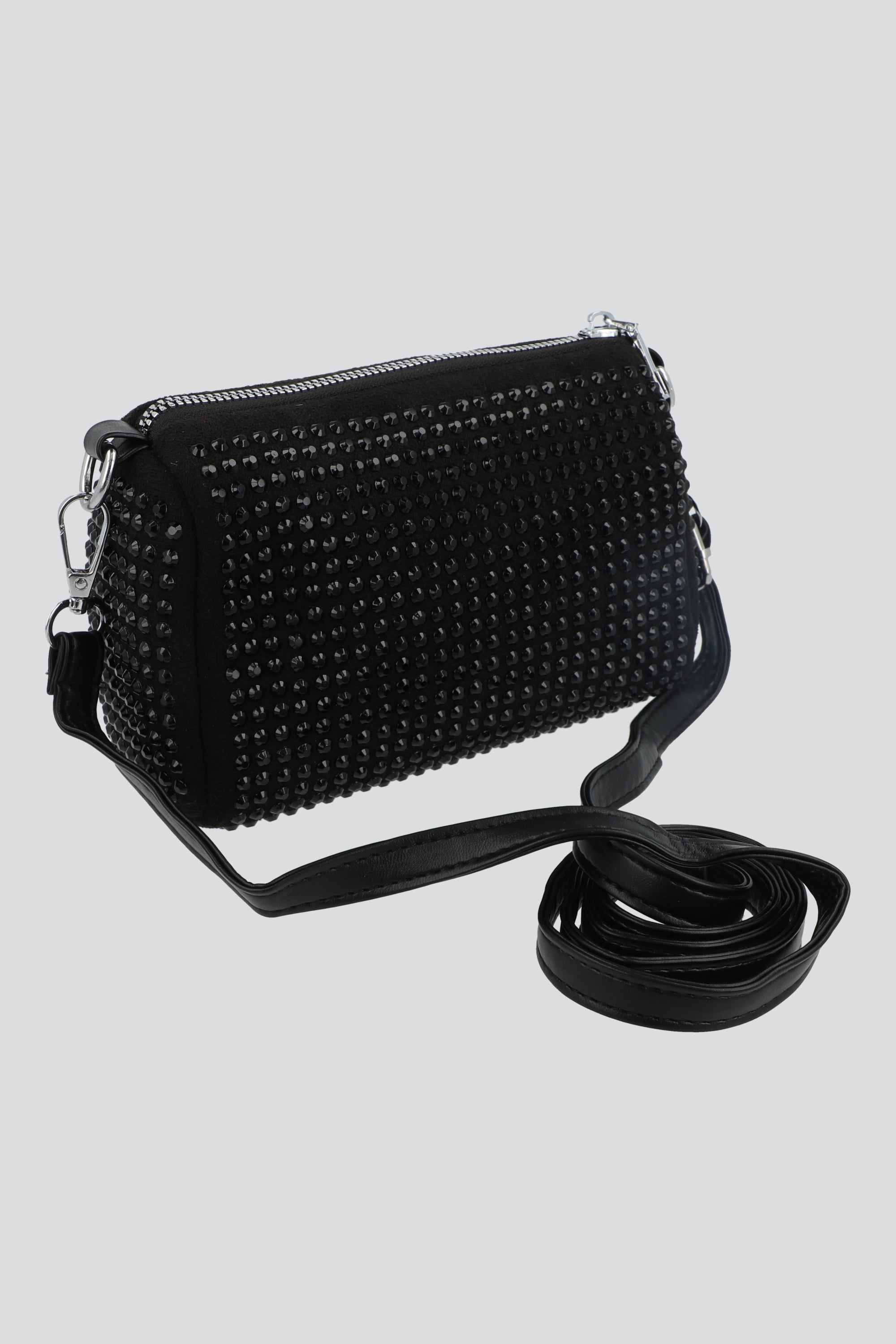 bolsa crossbody multi studs NEGRO