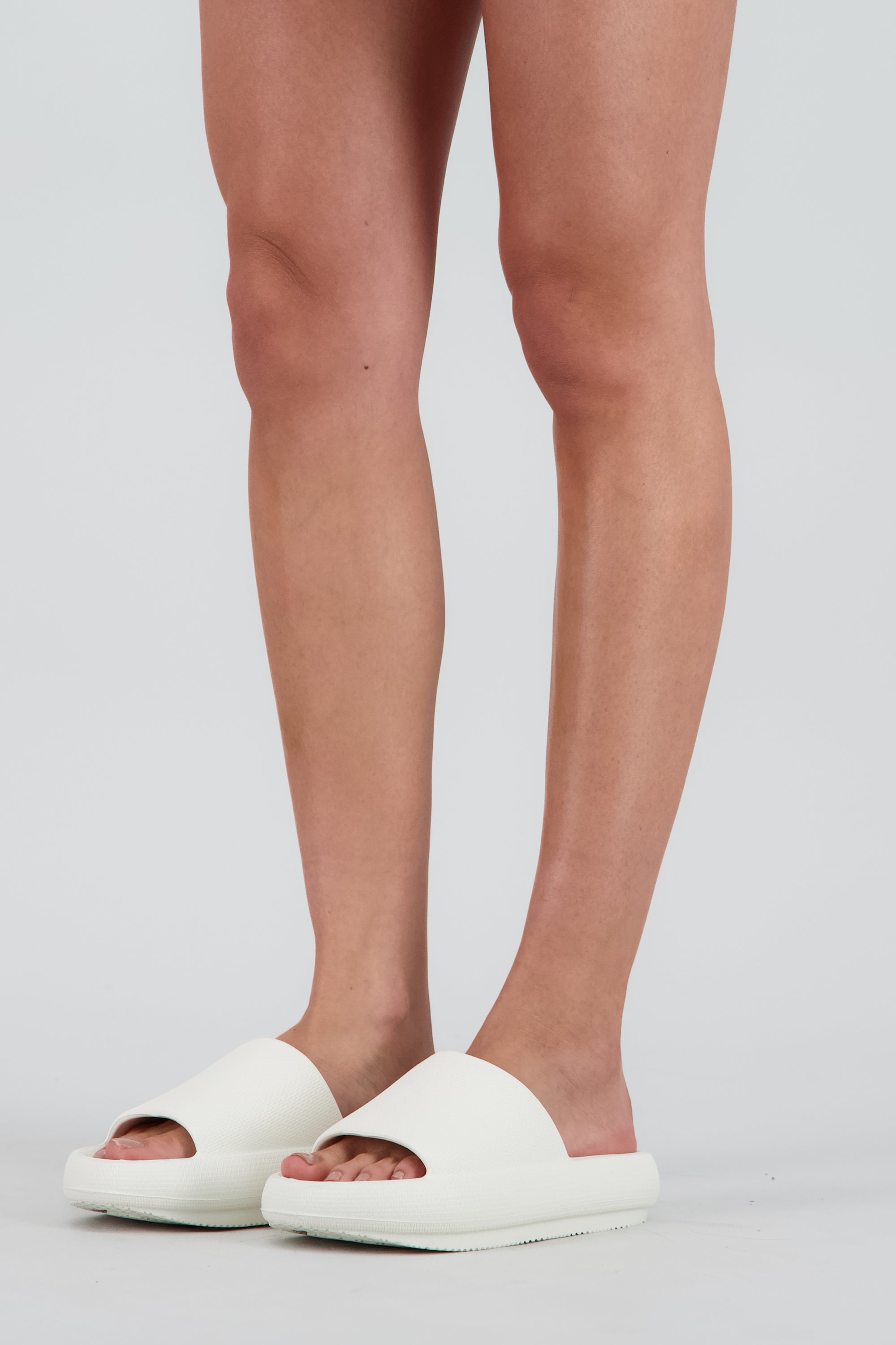 Sandalias Slide Eva Textura BLANCO
