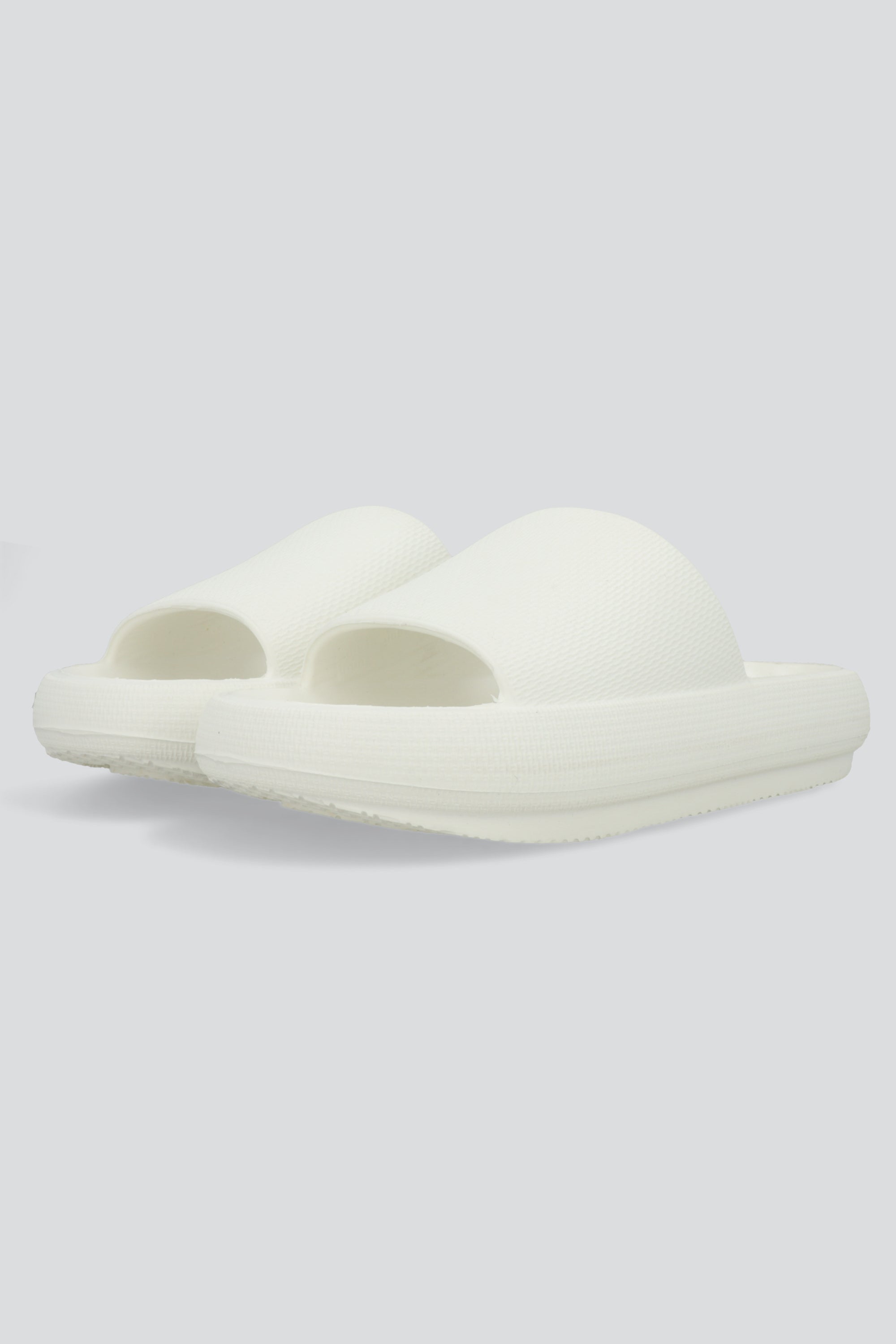 Sandalias Slide Eva Textura BLANCO