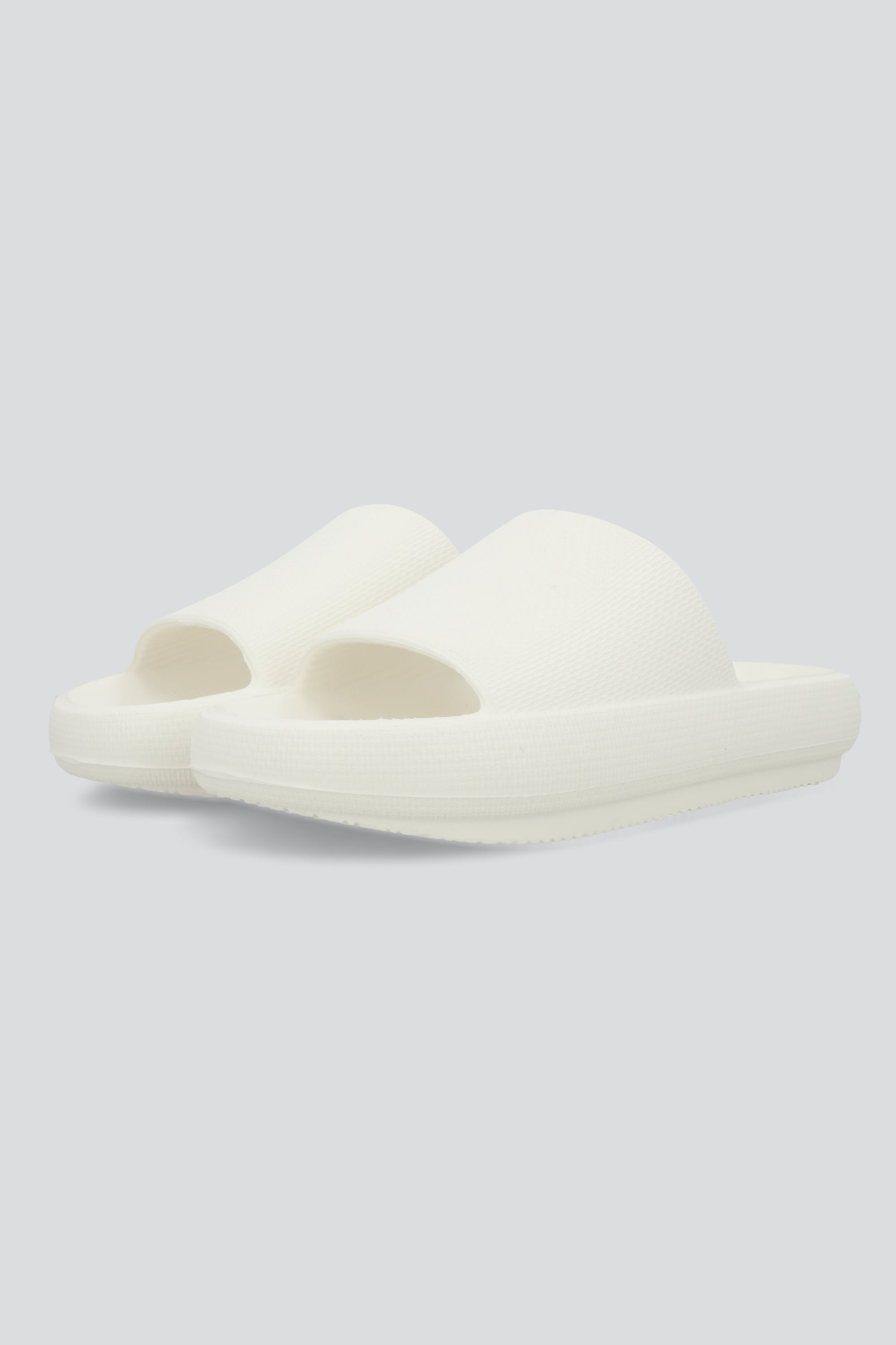 Sandalias Slide Eva Textura BLANCO