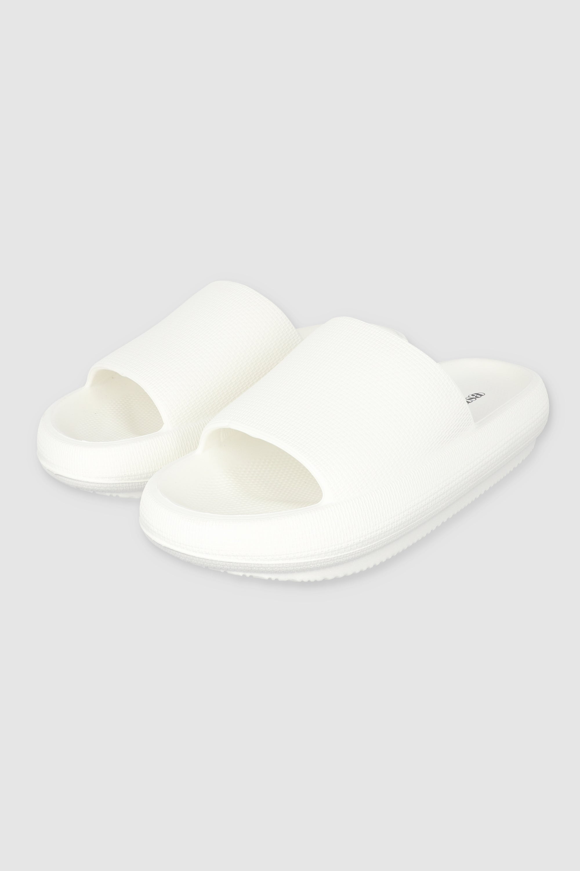Sandalias Slide Eva Textura BLANCO