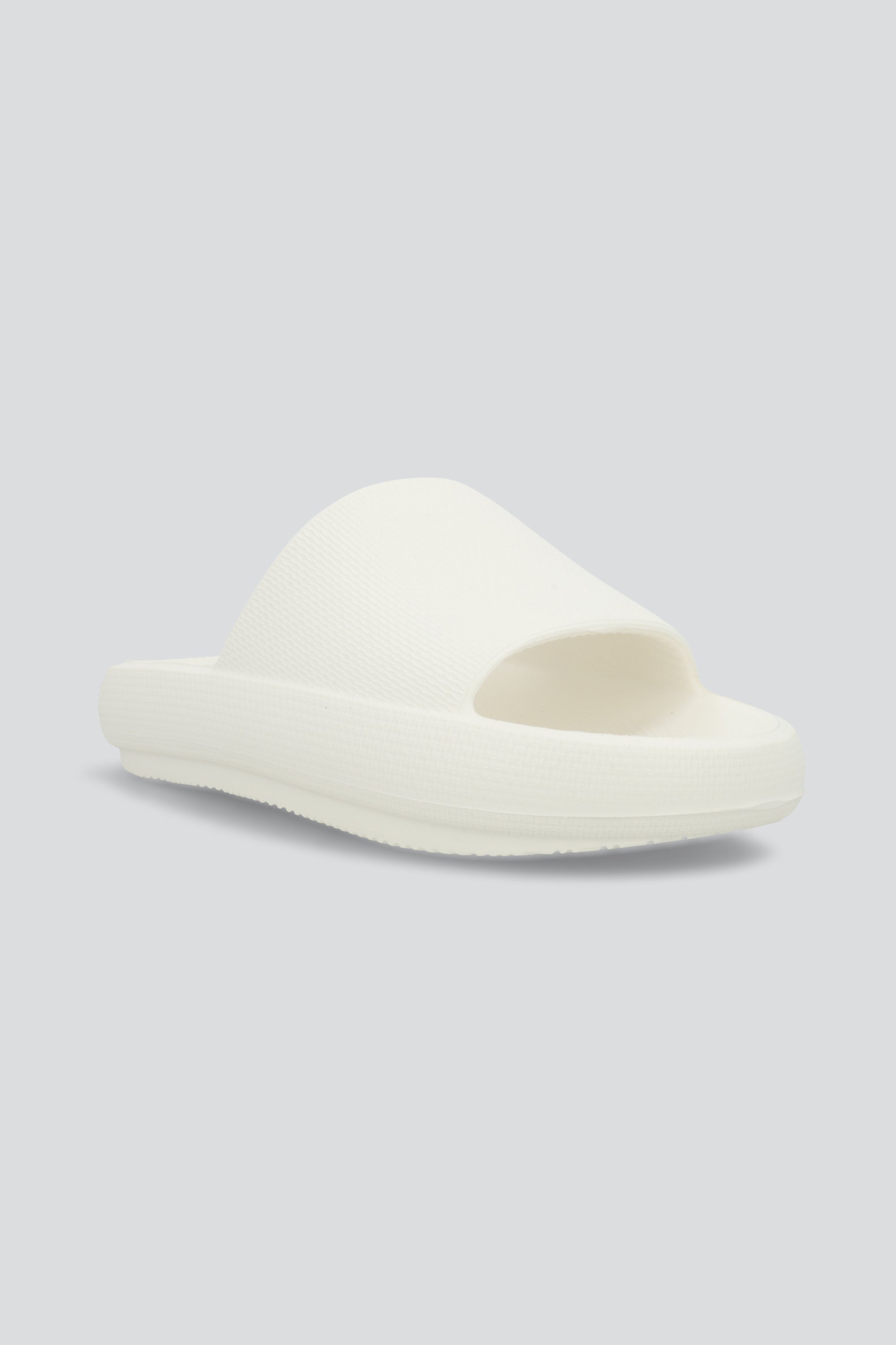 Sandalias Slide Eva Textura BLANCO