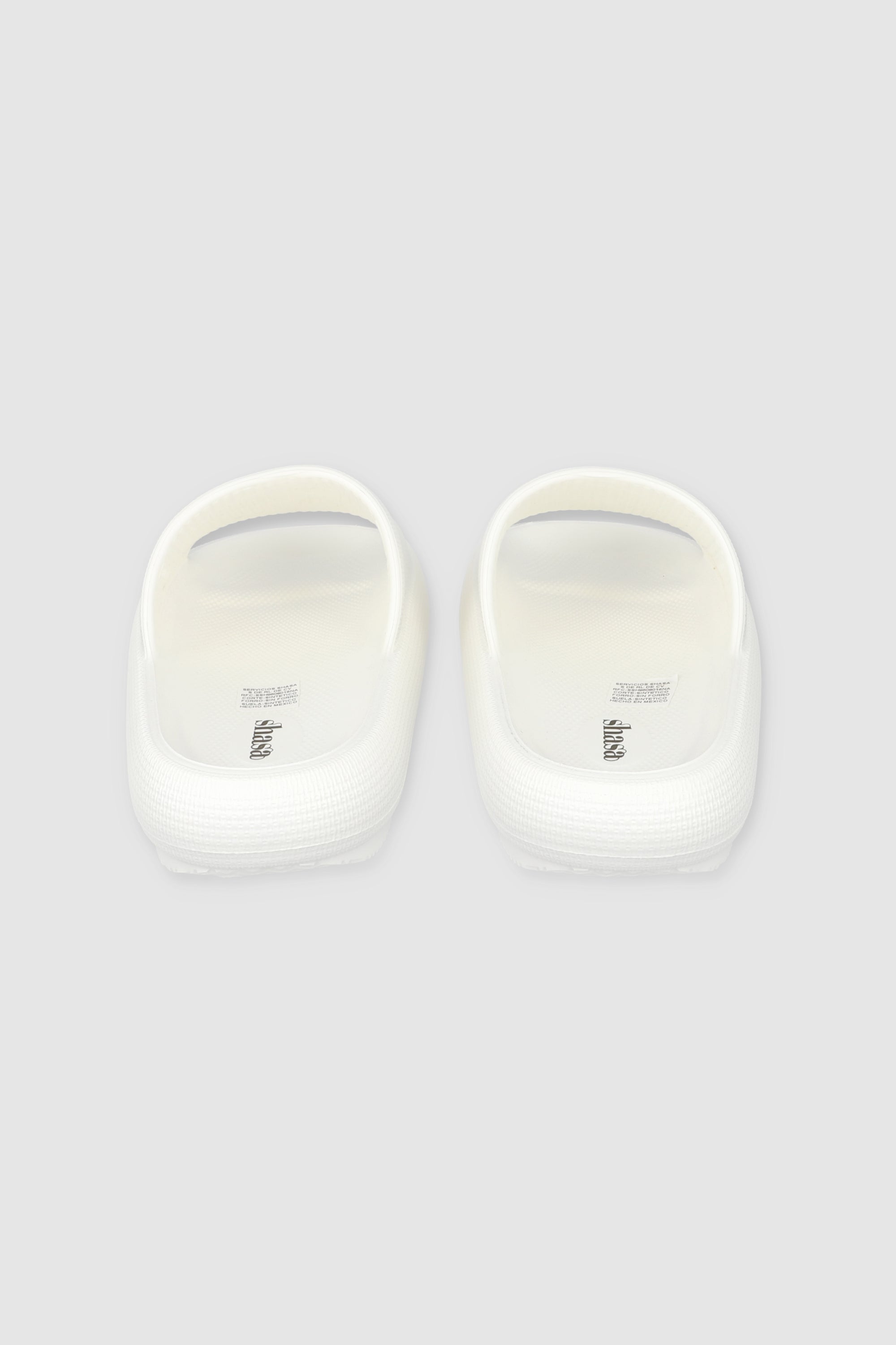 Sandalias Slide Eva Textura BLANCO