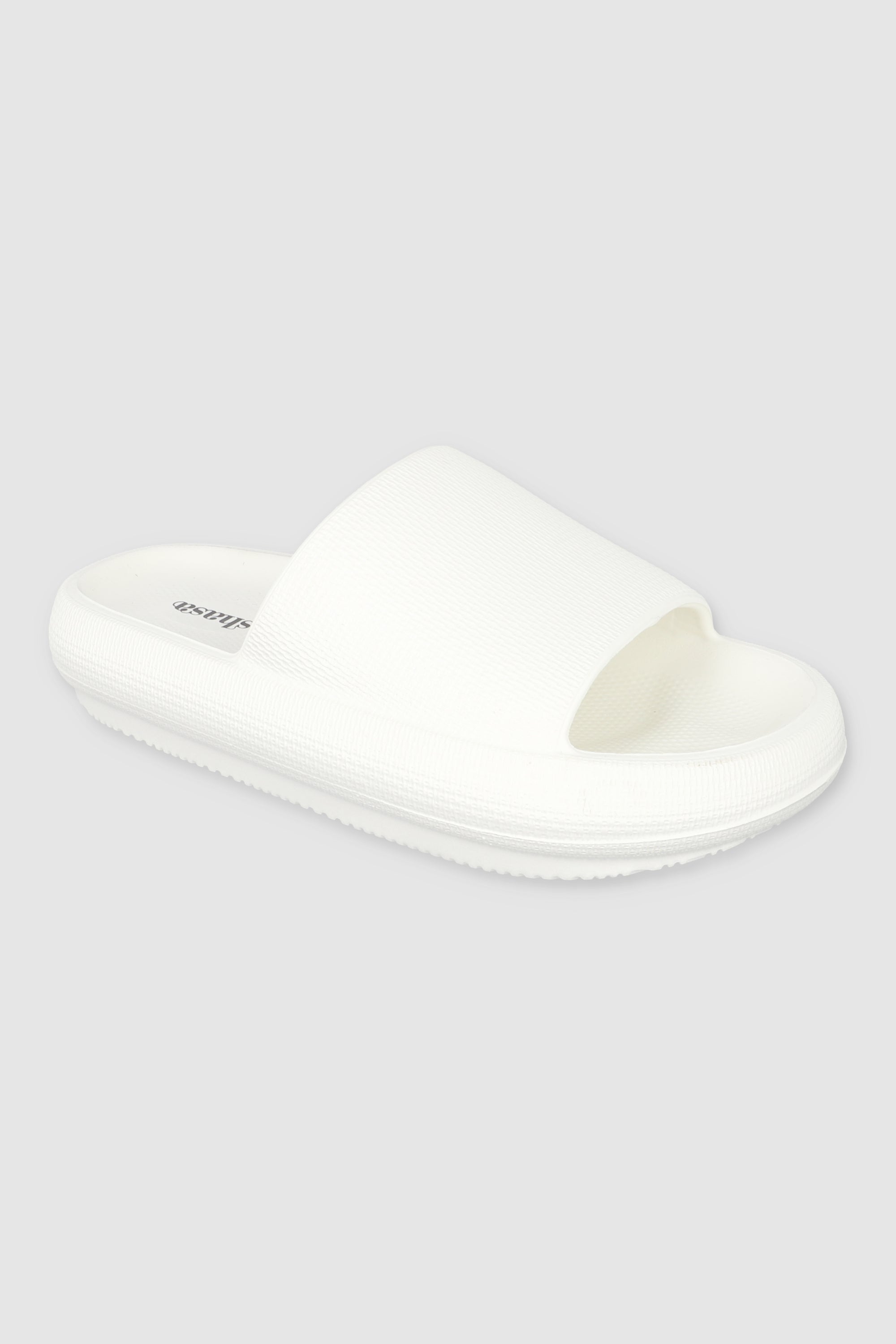 Sandalias Slide Eva Textura BLANCO