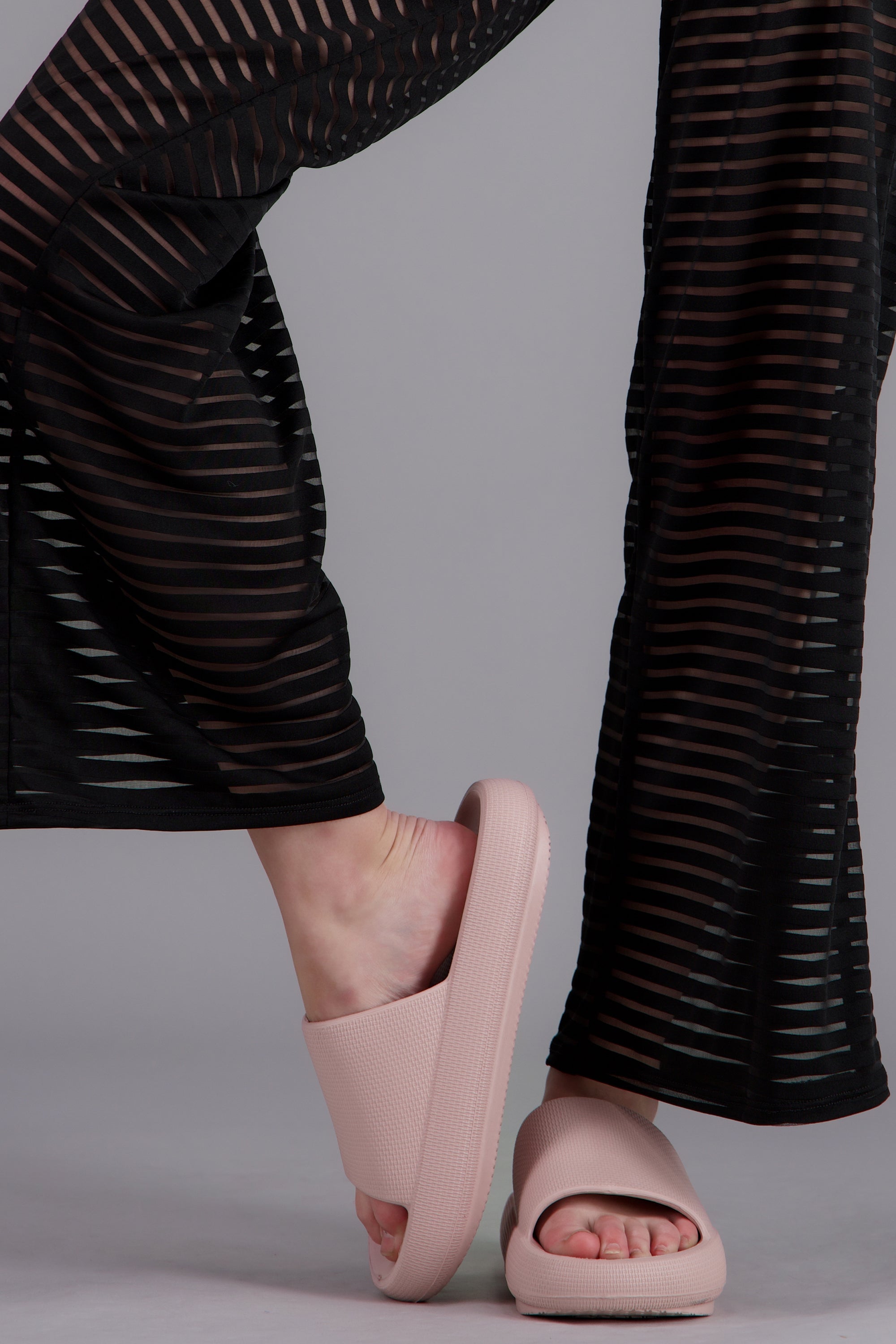 Sandalias Slide Eva Textura ROSA