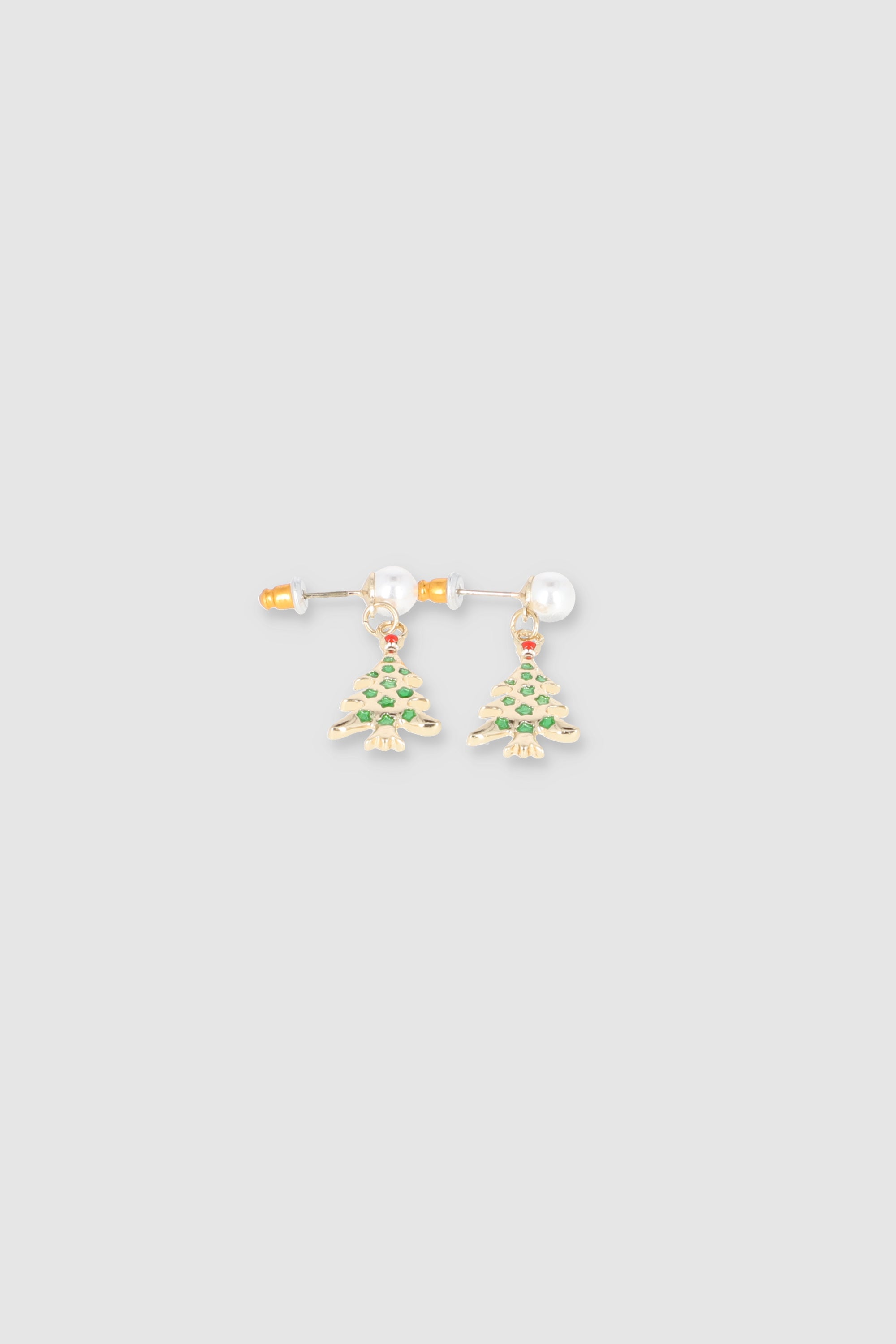 1 Pr Aretes Pinito Navidad VERDE