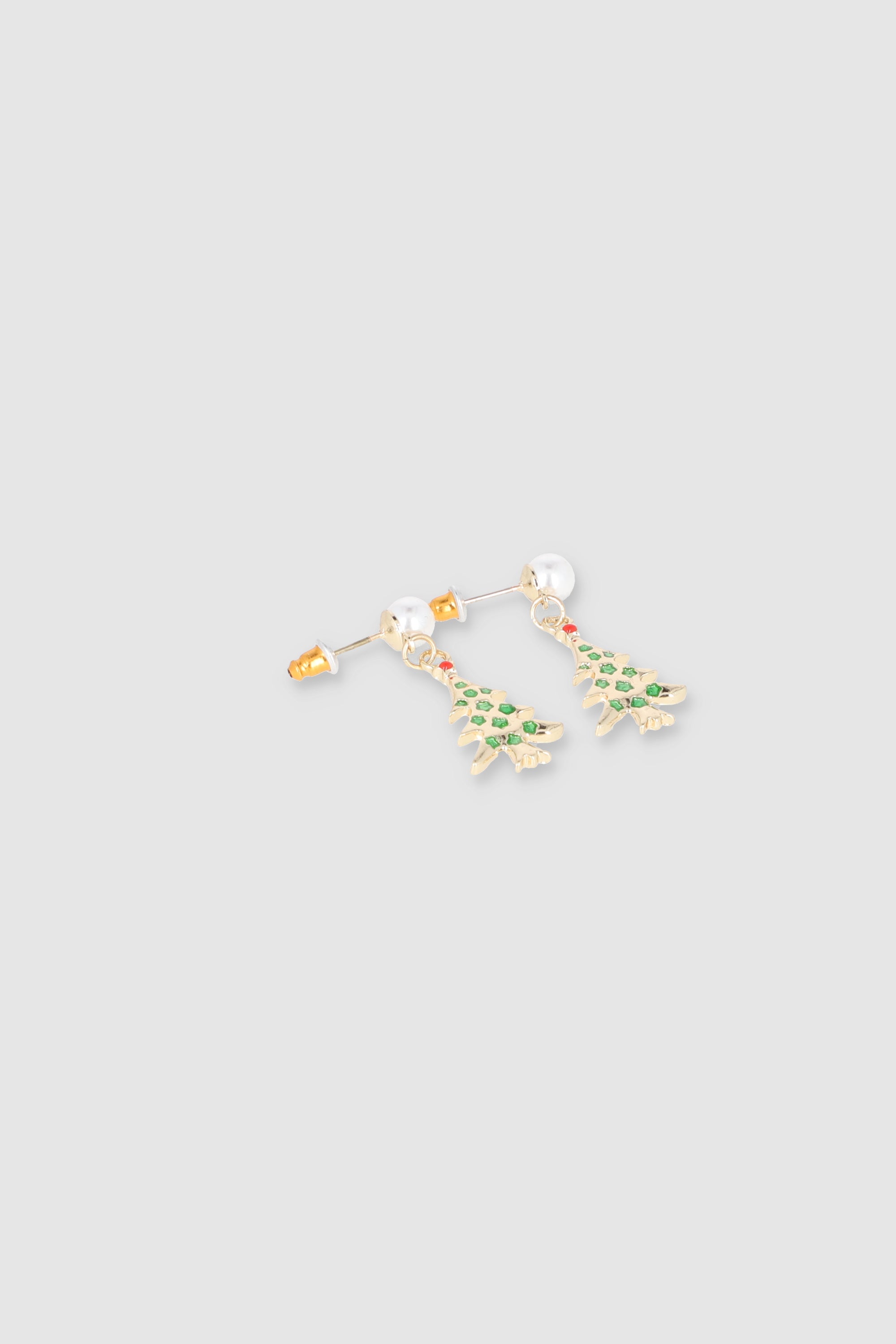 1 Pr Aretes Pinito Navidad VERDE