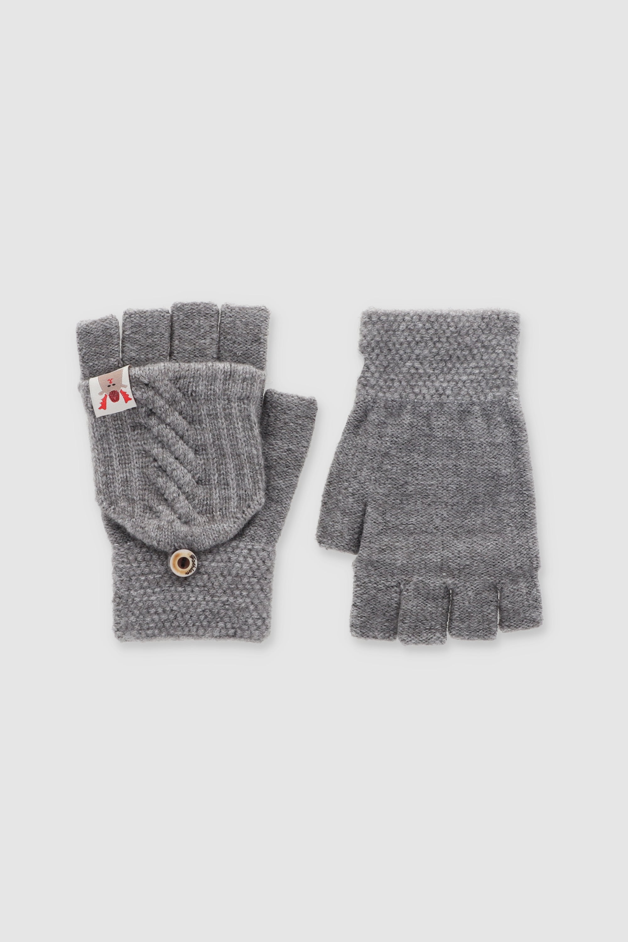 Guantes Dedos Descubiertos Desmontable GRIS