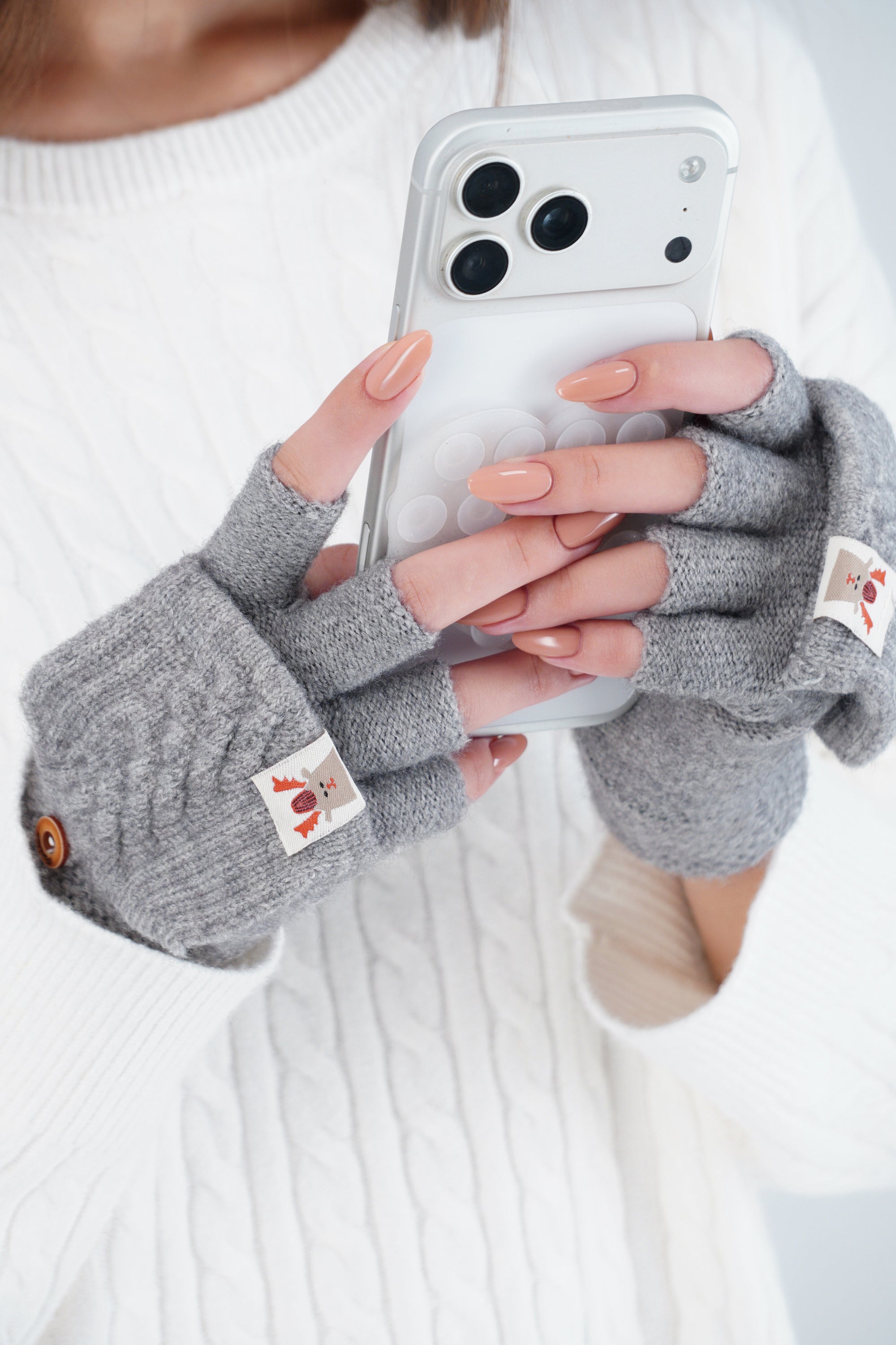 Guantes Dedos Descubiertos Desmontable