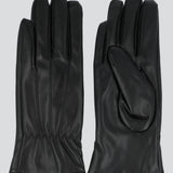 Guantes efecto piel monocolor