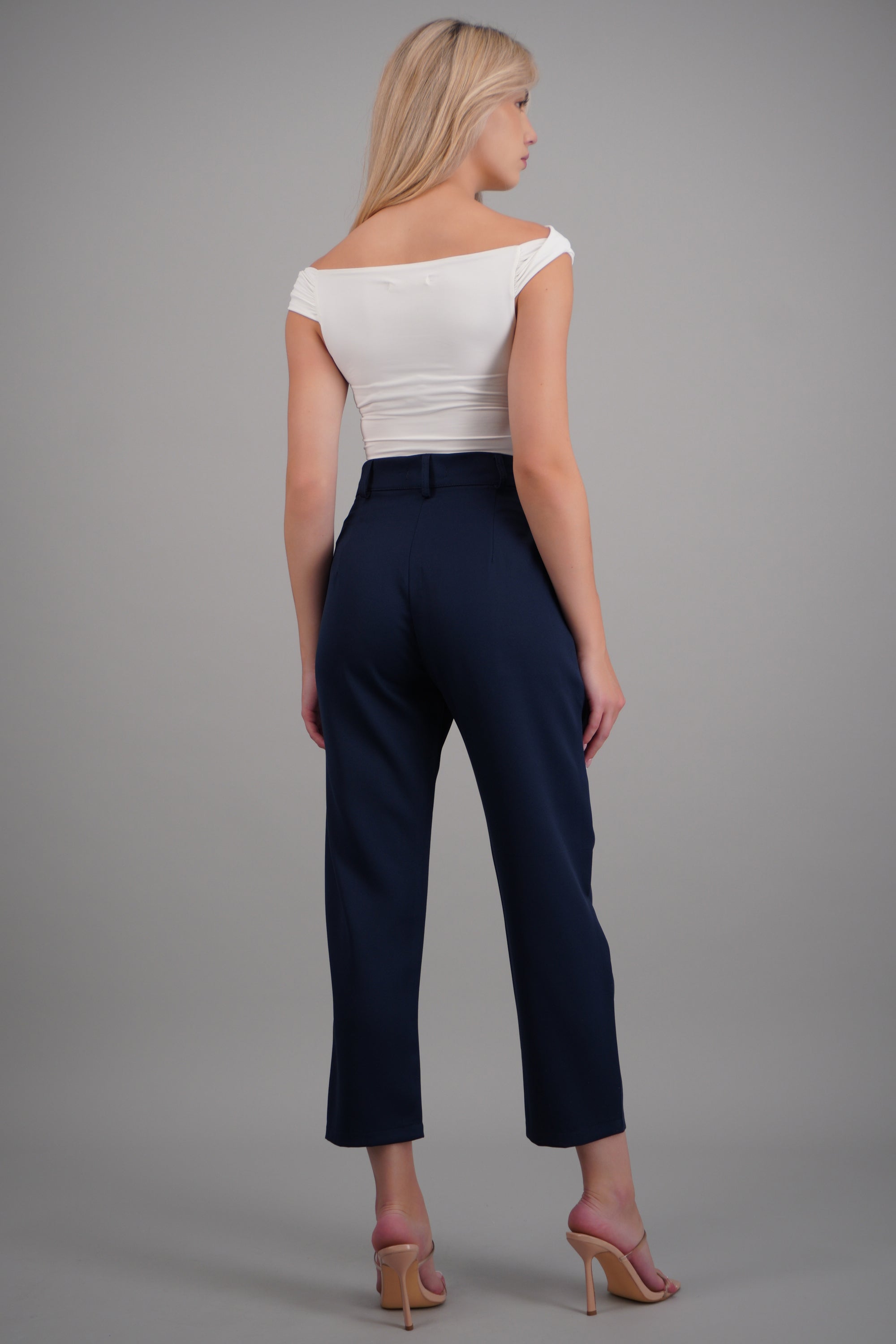 Pantalón con bolsas MARINO