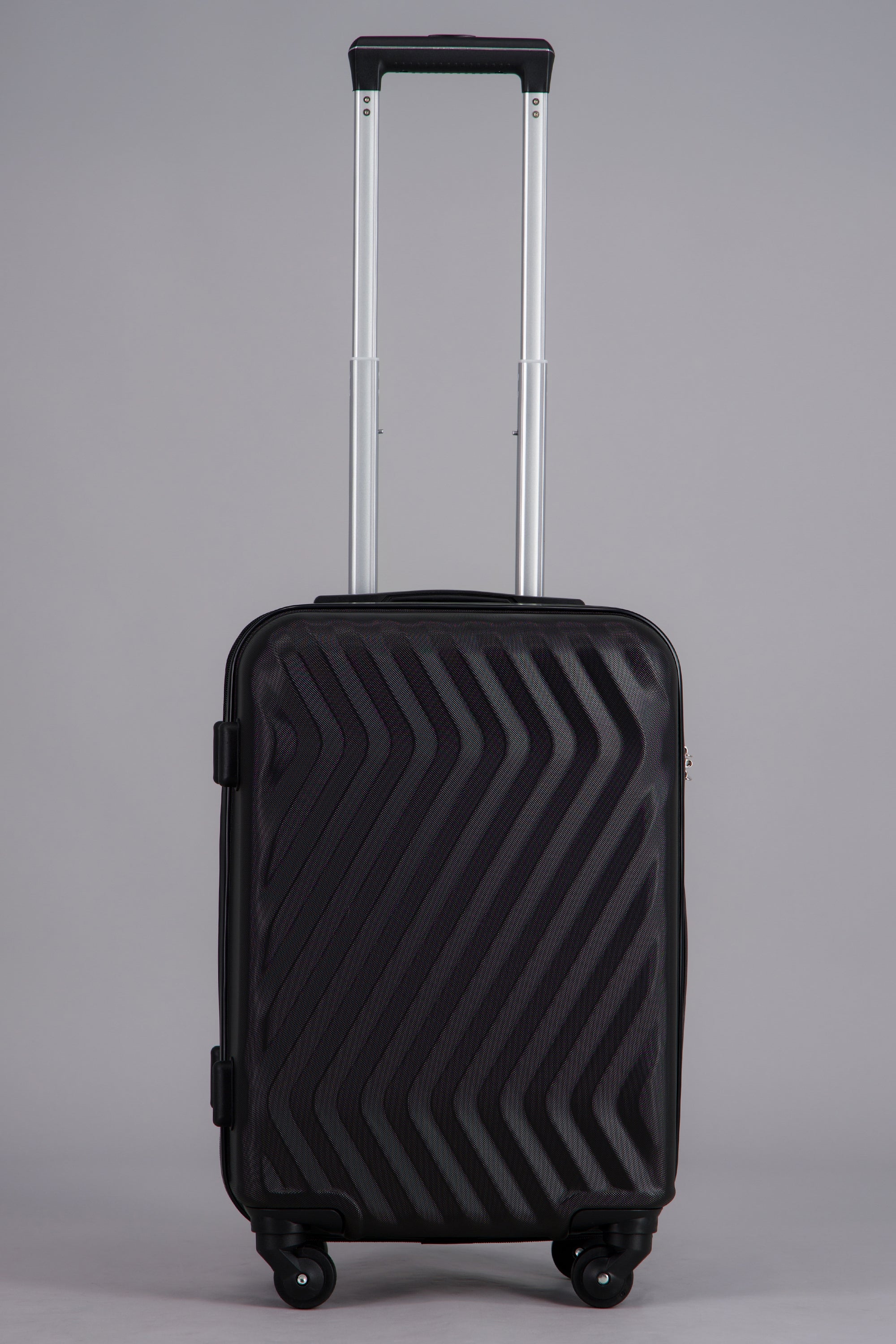 Maleta textura zigzag NEGRO
