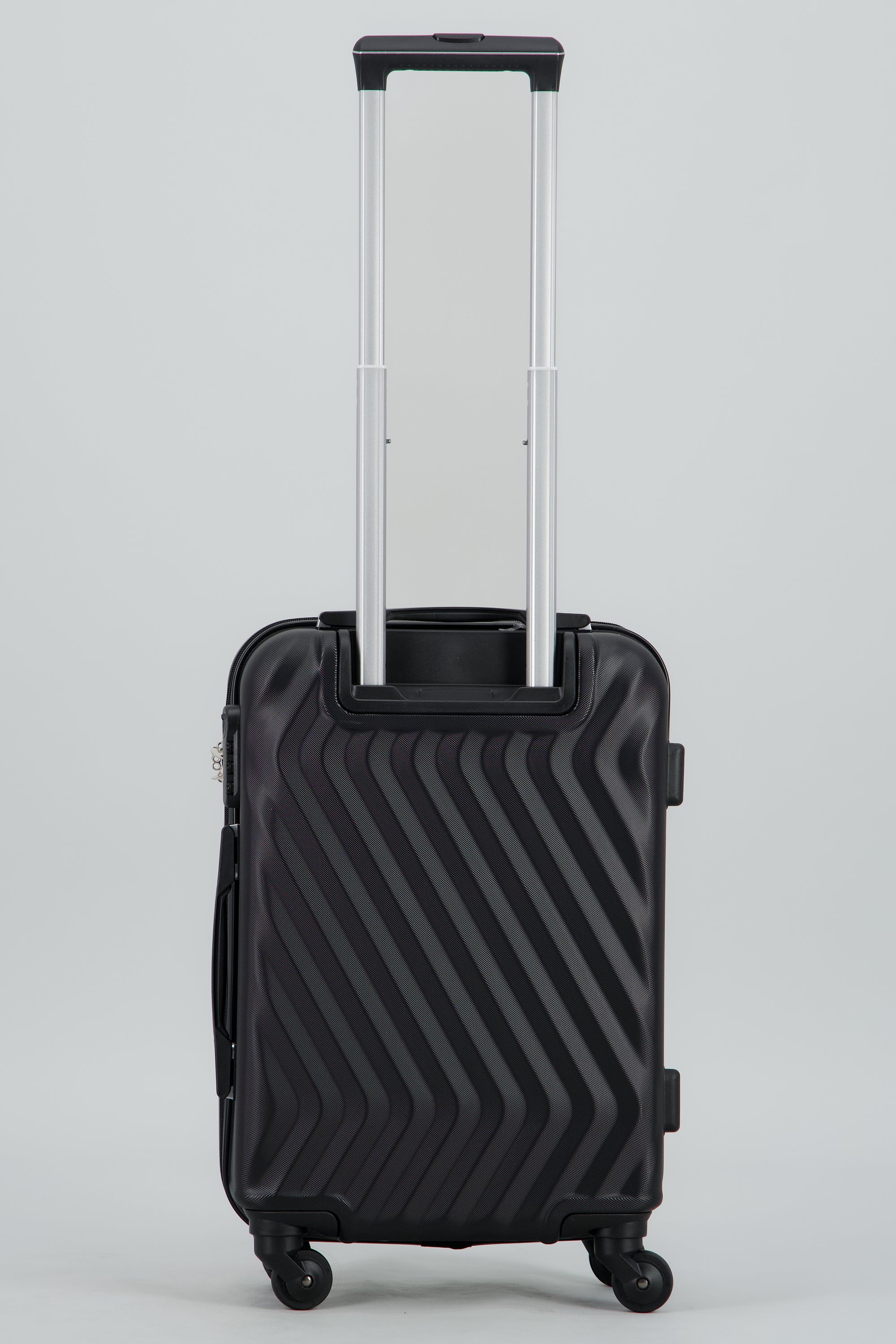 Maleta textura zigzag NEGRO