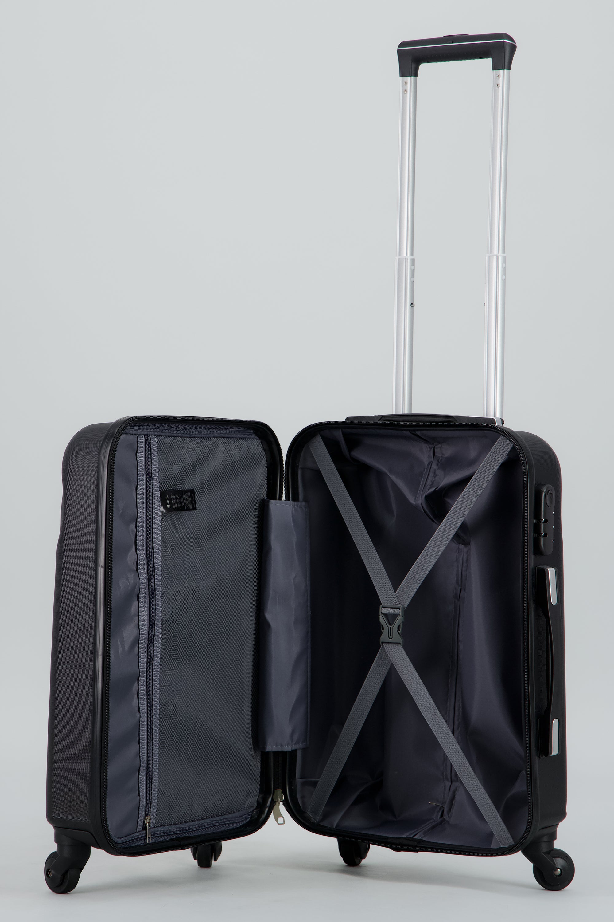 Maleta textura zigzag NEGRO