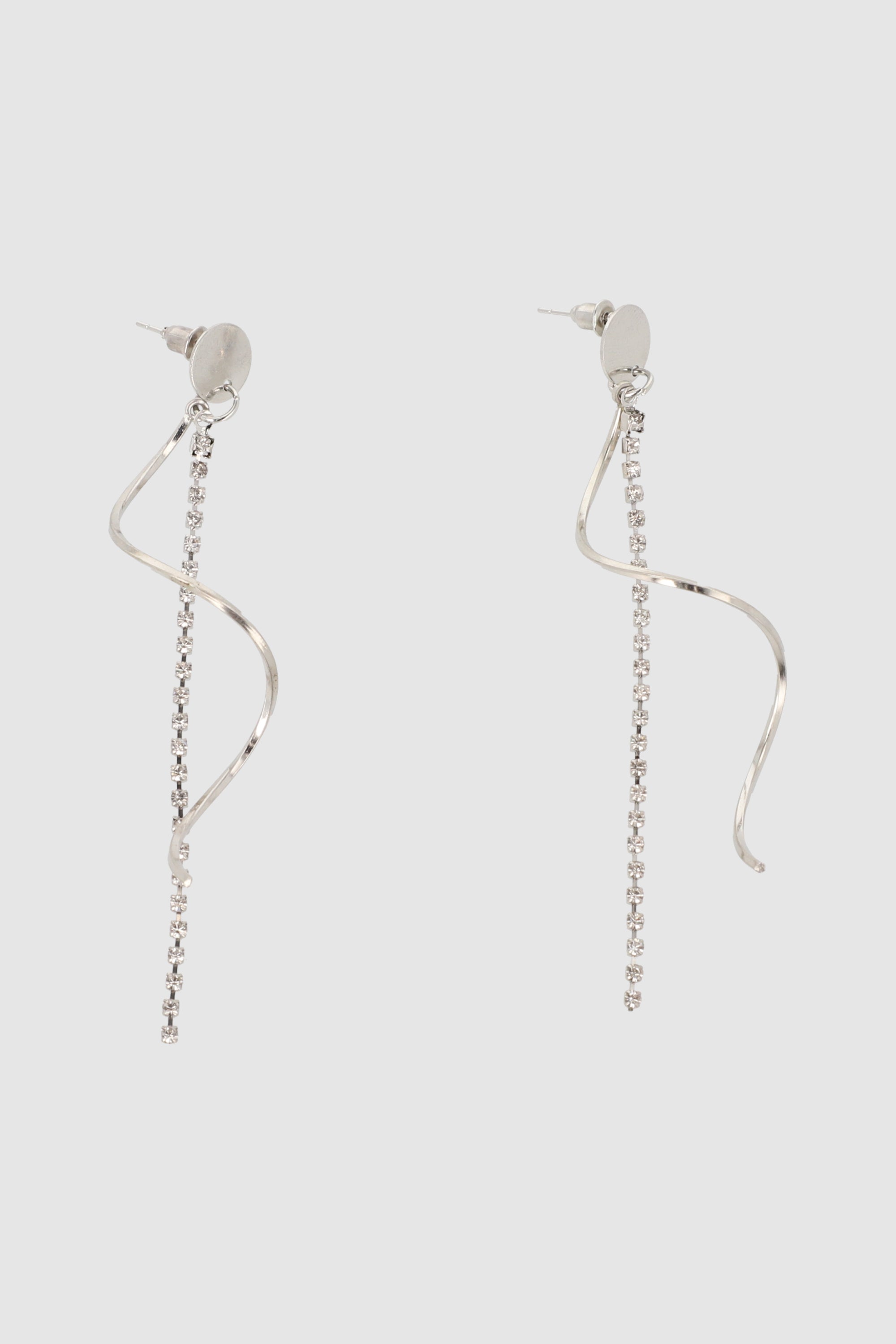 1Pr Aretes Remolino Grande PLATA