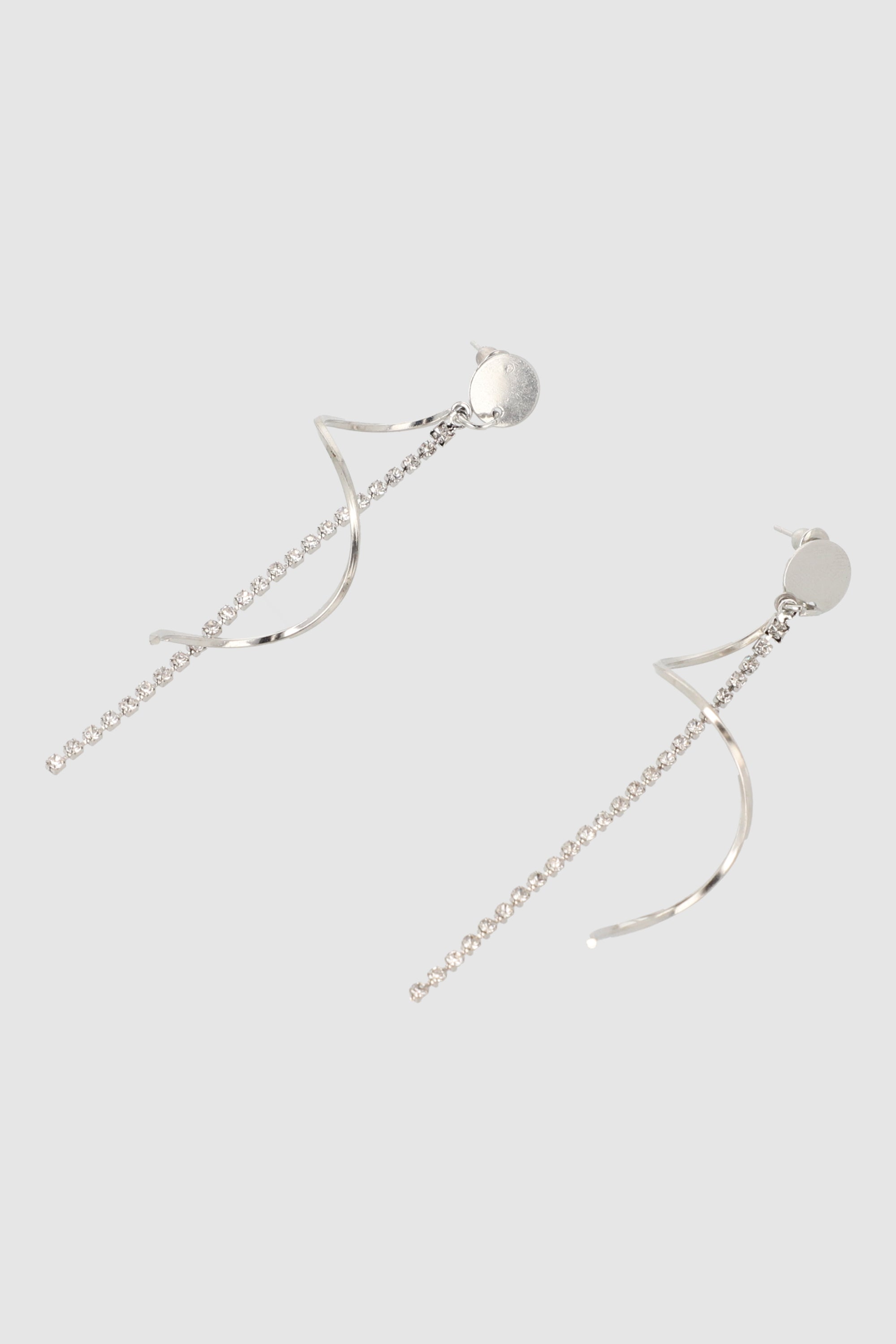 1Pr Aretes Remolino Grande PLATA