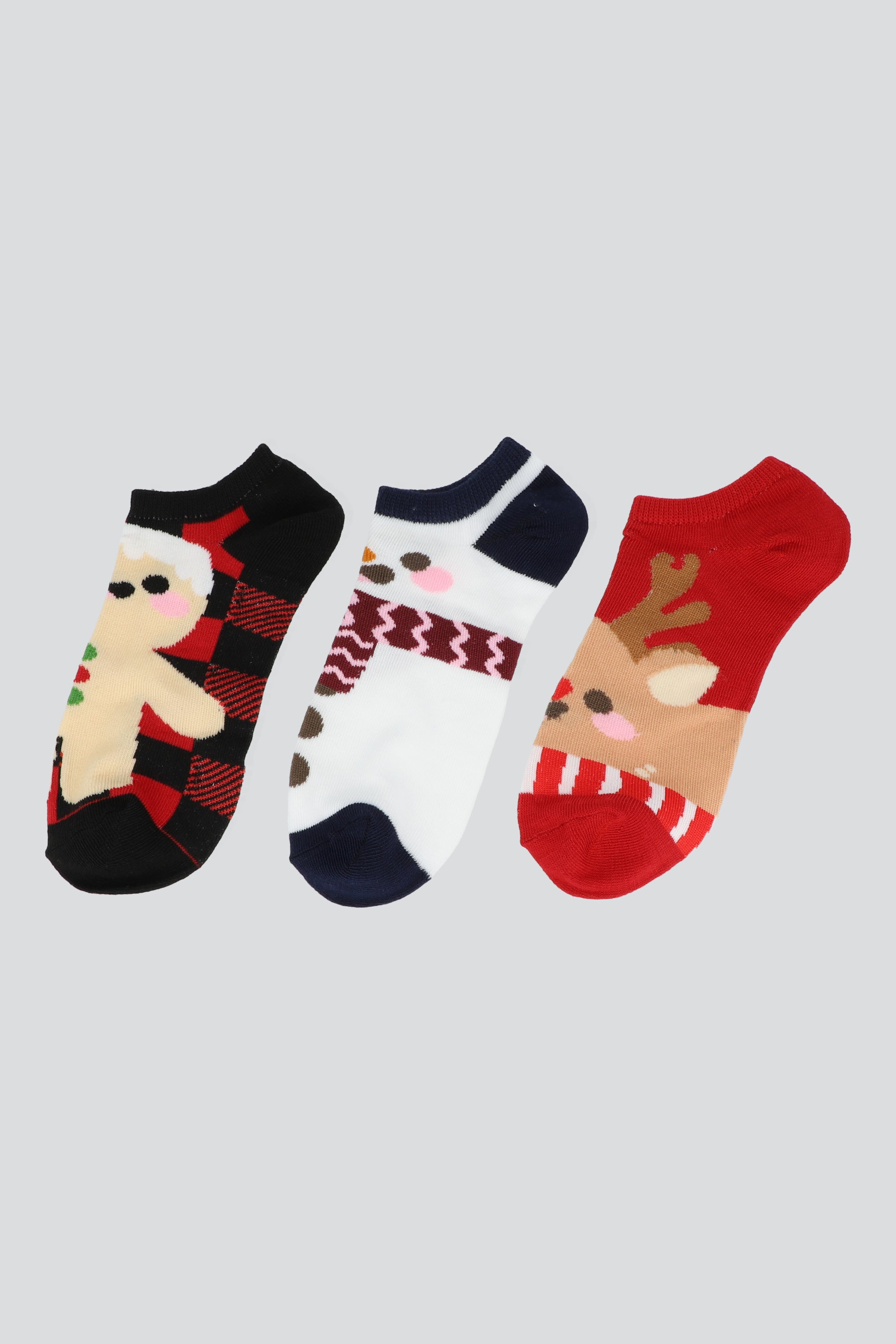 Set 3 tines personajes navidad ROJO