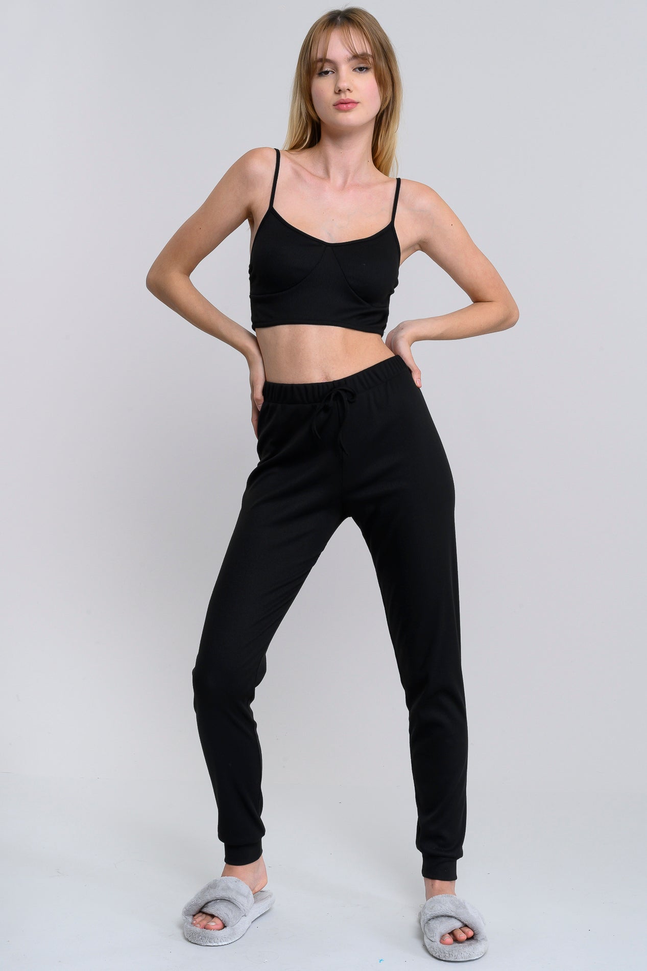 Set pijama bata NEGRO