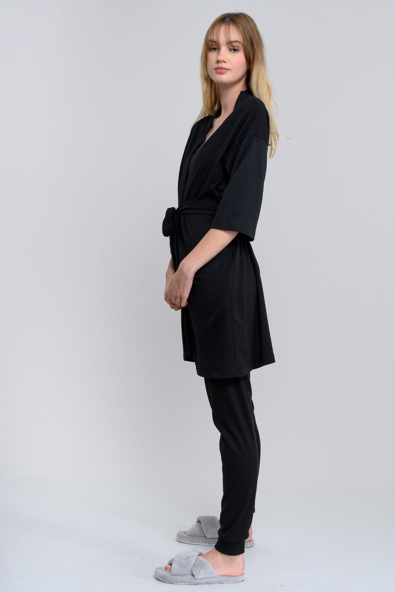 Set pijama bata NEGRO