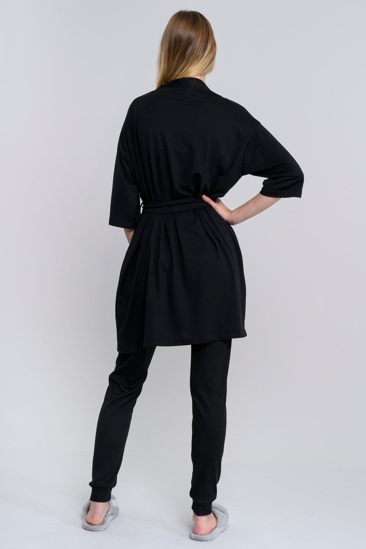 Set pijama bata NEGRO