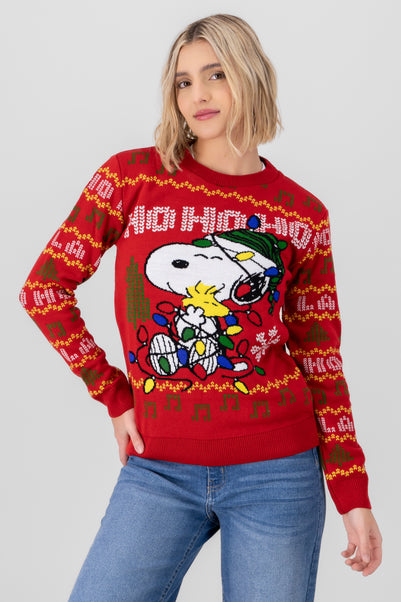 Suéter navideño Snoopy