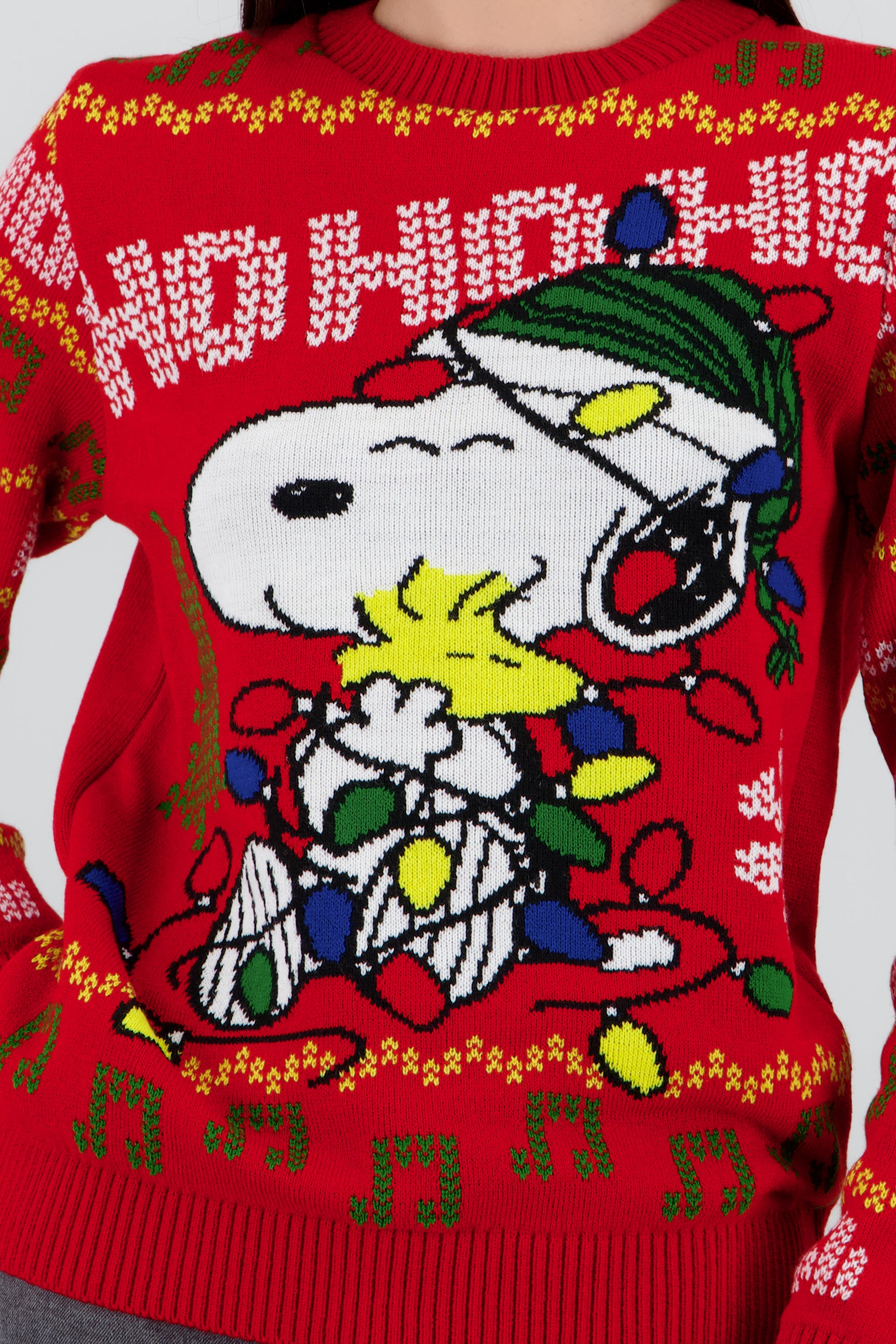Suéter navideño Snoopy ROJO