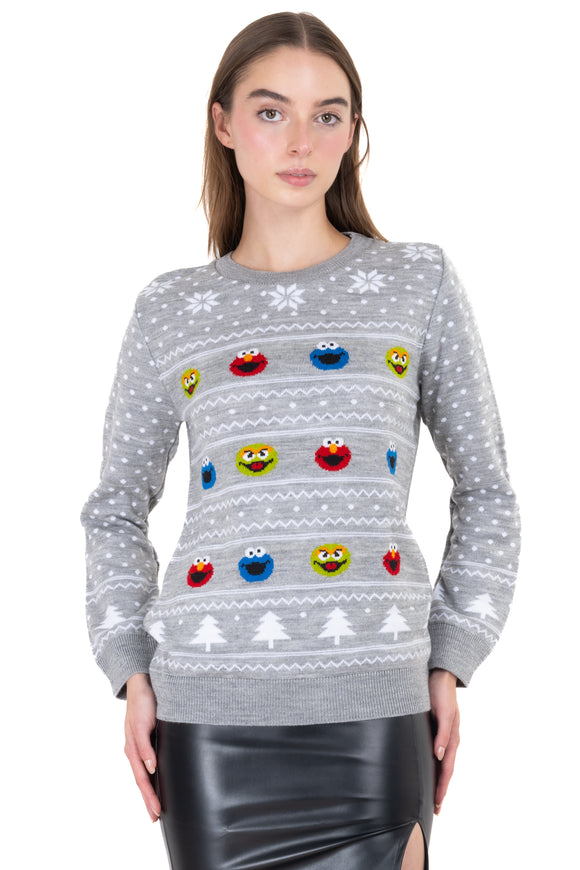 Suéter navideño Plaza Sésamo