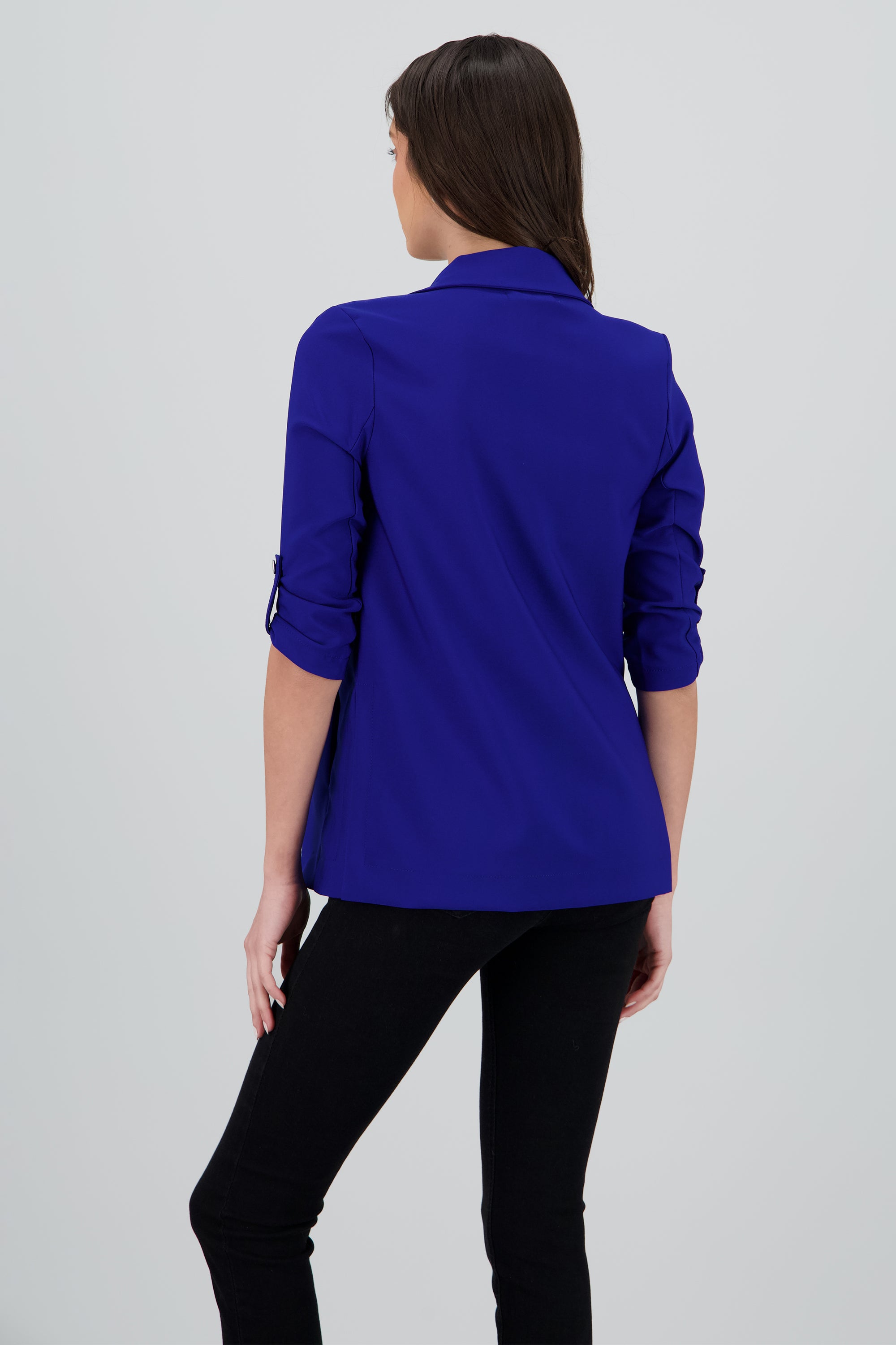 Saco Liso Manga Elevadores AZUL REY
