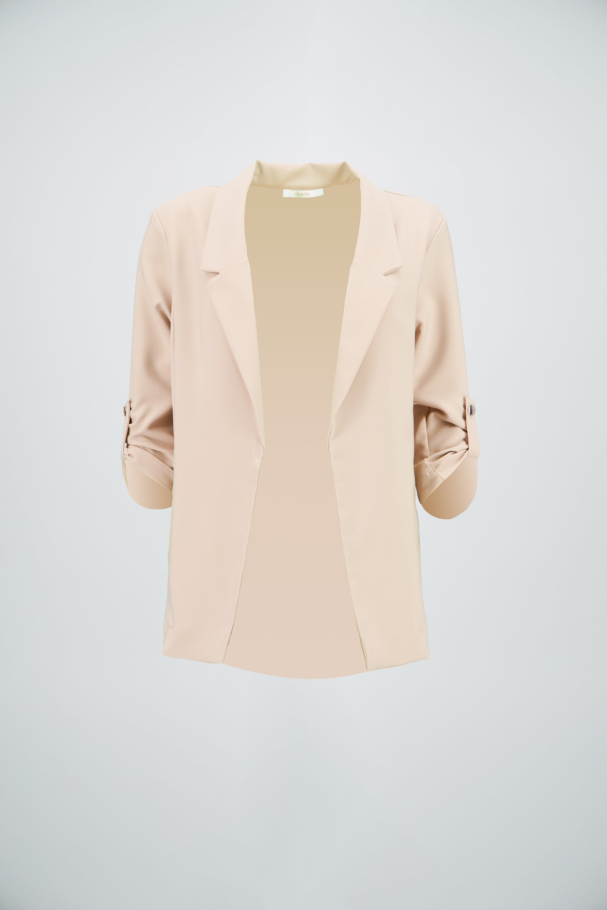 Saco Liso Manga Elevadores TAUPE