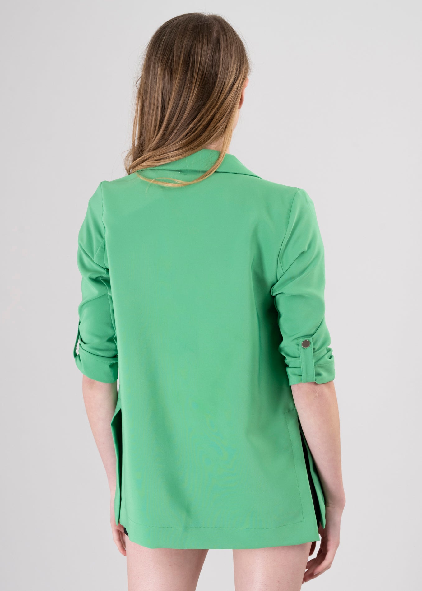 Saco Liso Manga Elevadores VERDE