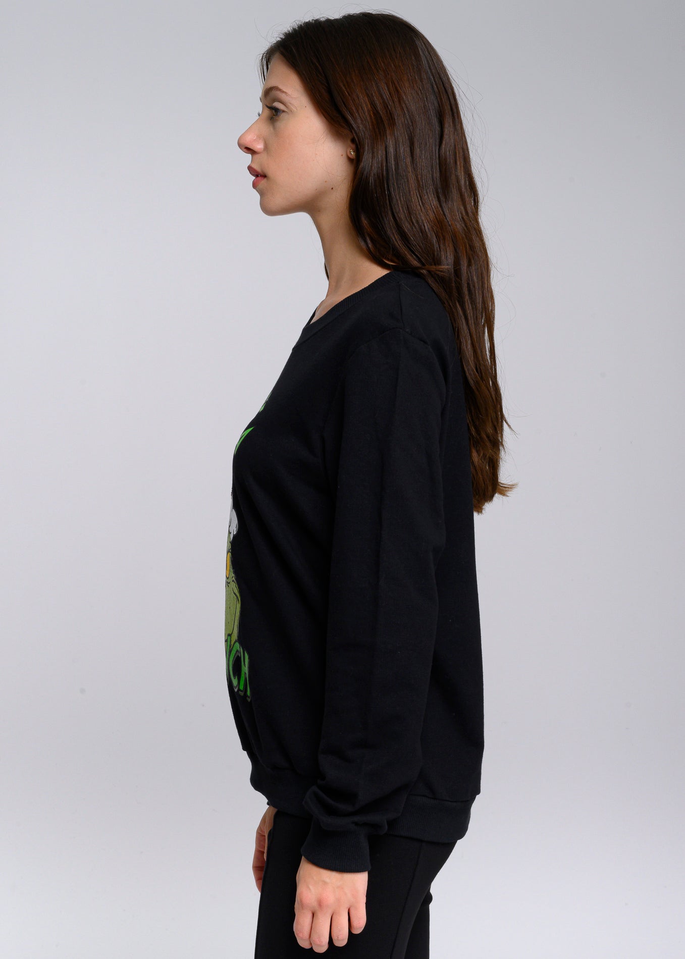 Sudadera Grinch brillos NEGRO