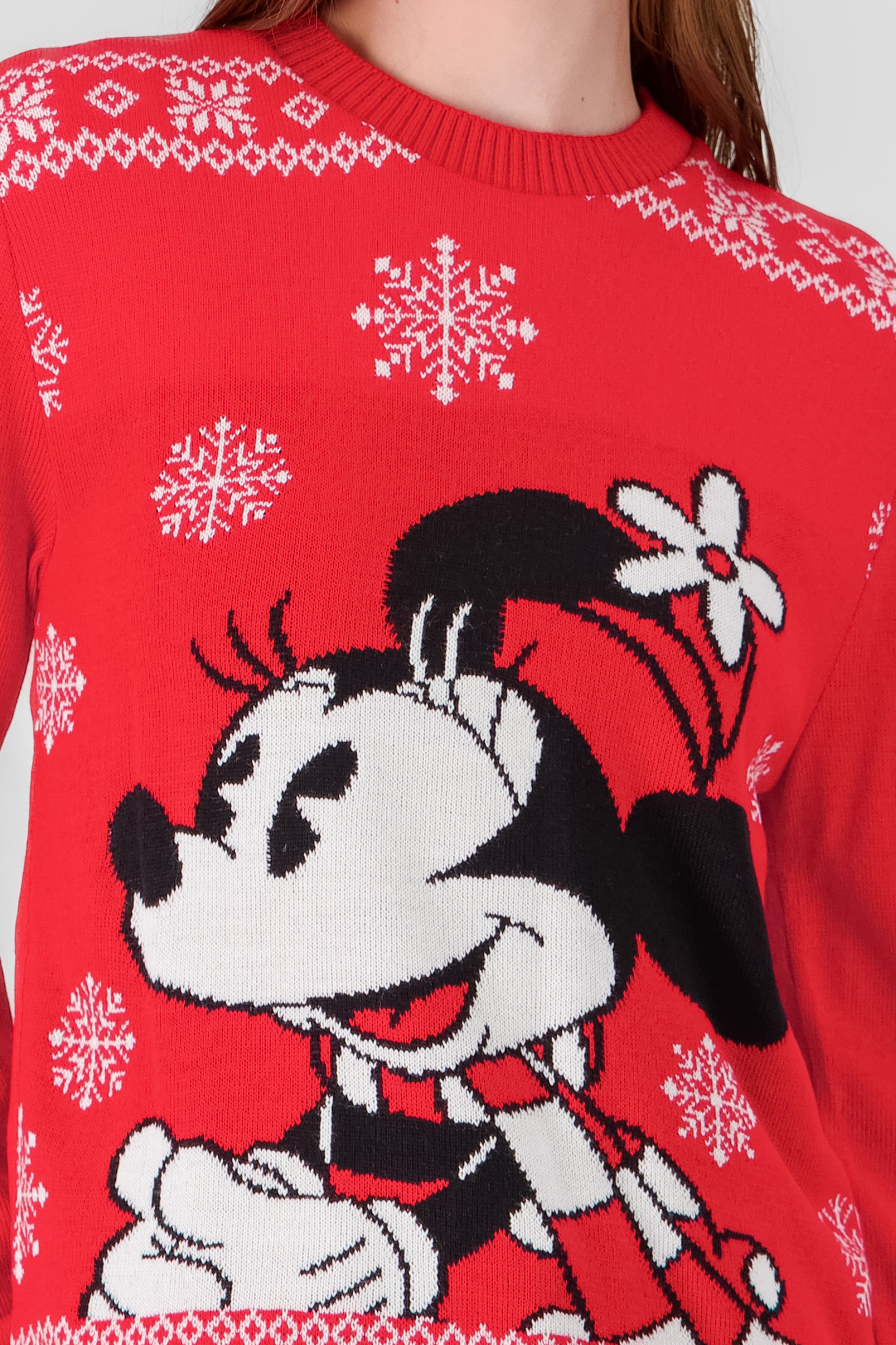 Suéter navideño Minnie ROJO