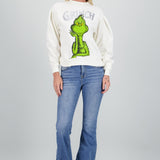 Sudadera oversize manga globo Grinch