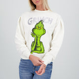 Sudadera oversize manga globo Grinch