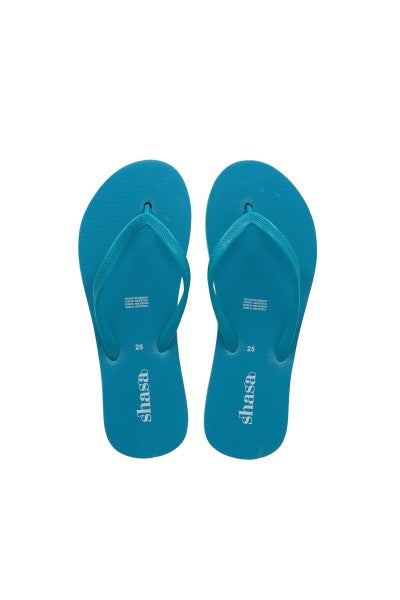 Flip Flop Textura Correas TURQUESA